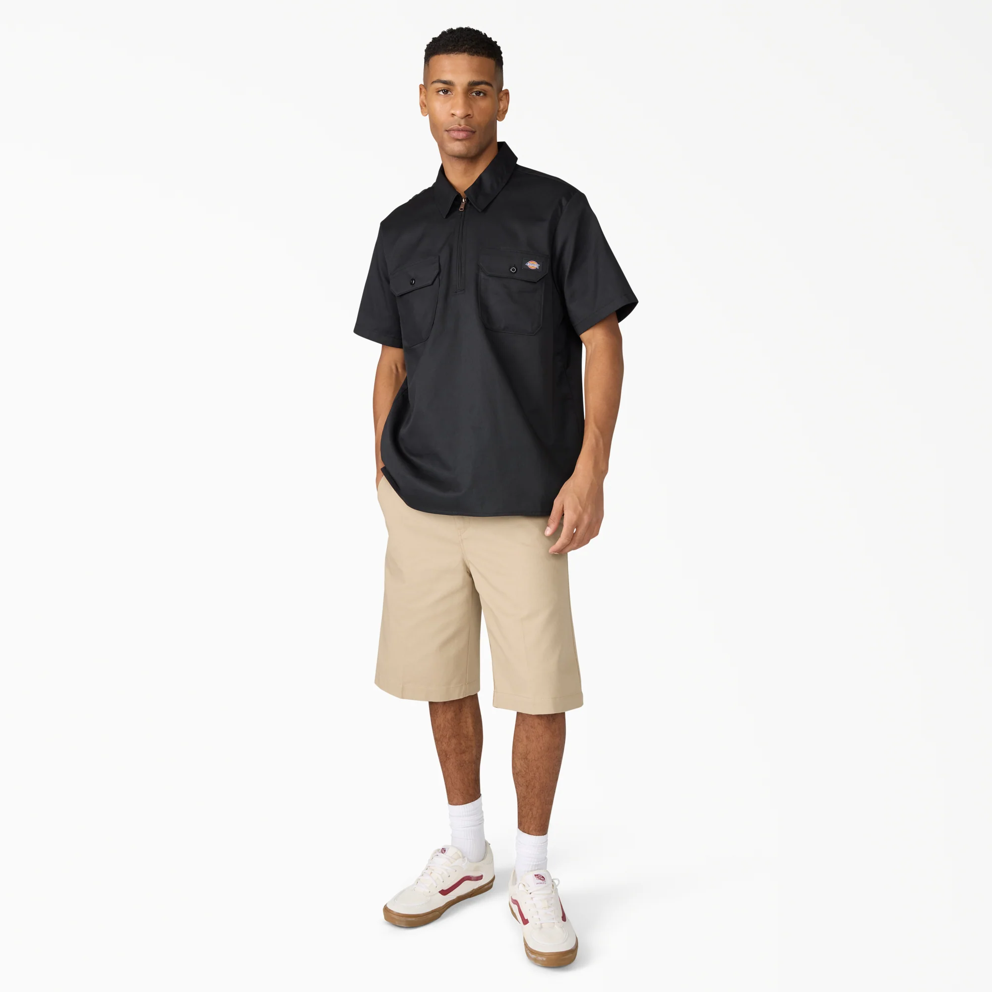 1/4 Zip Work Shirt - Image 4