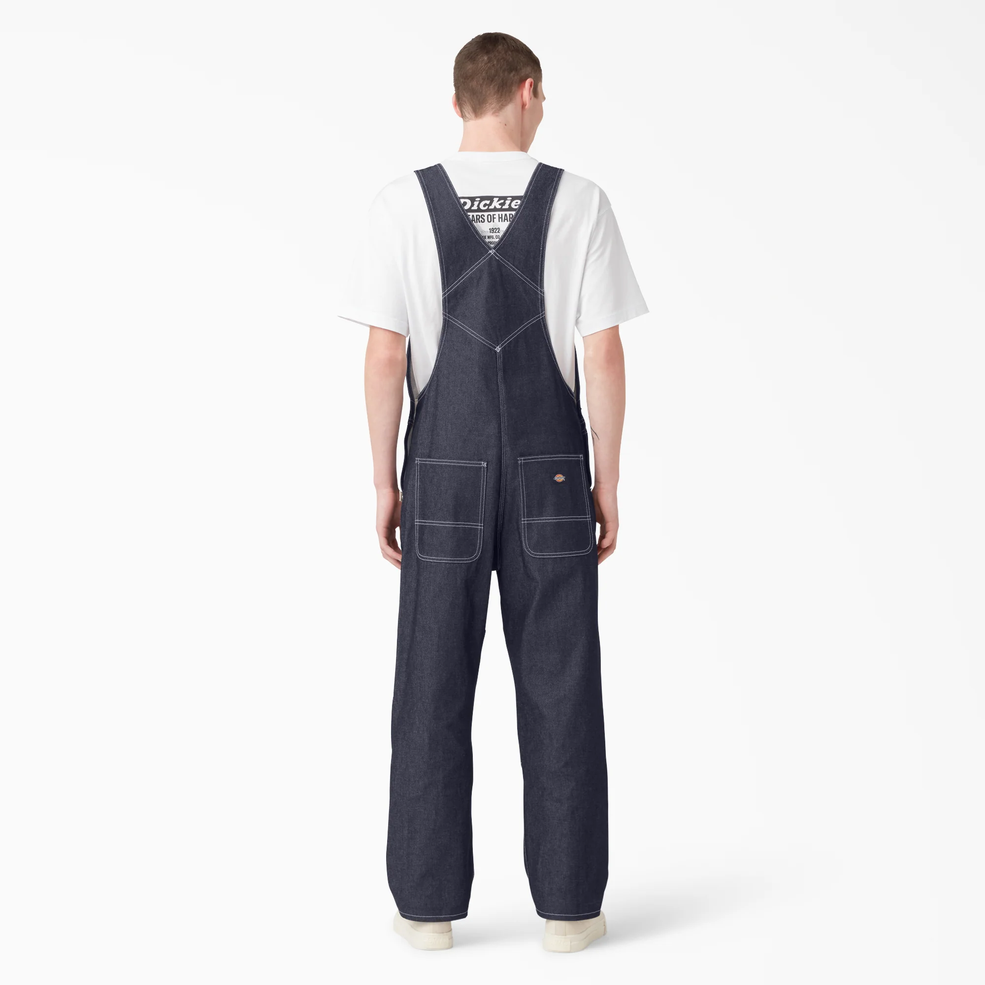 100 Year Denim Double Knee Bib Overalls - Image 2