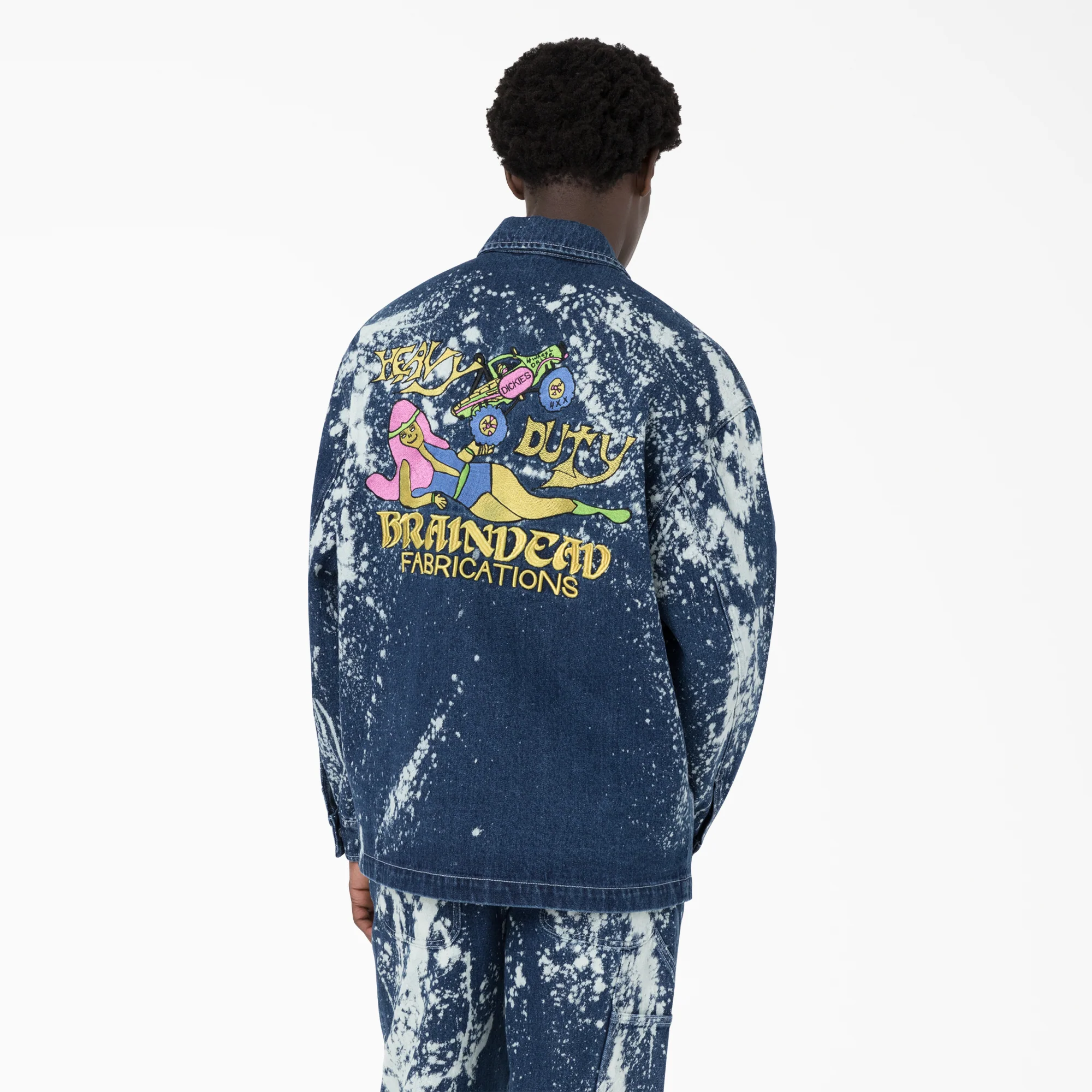 Brain Dead Bleached Denim Jacket - Image 4