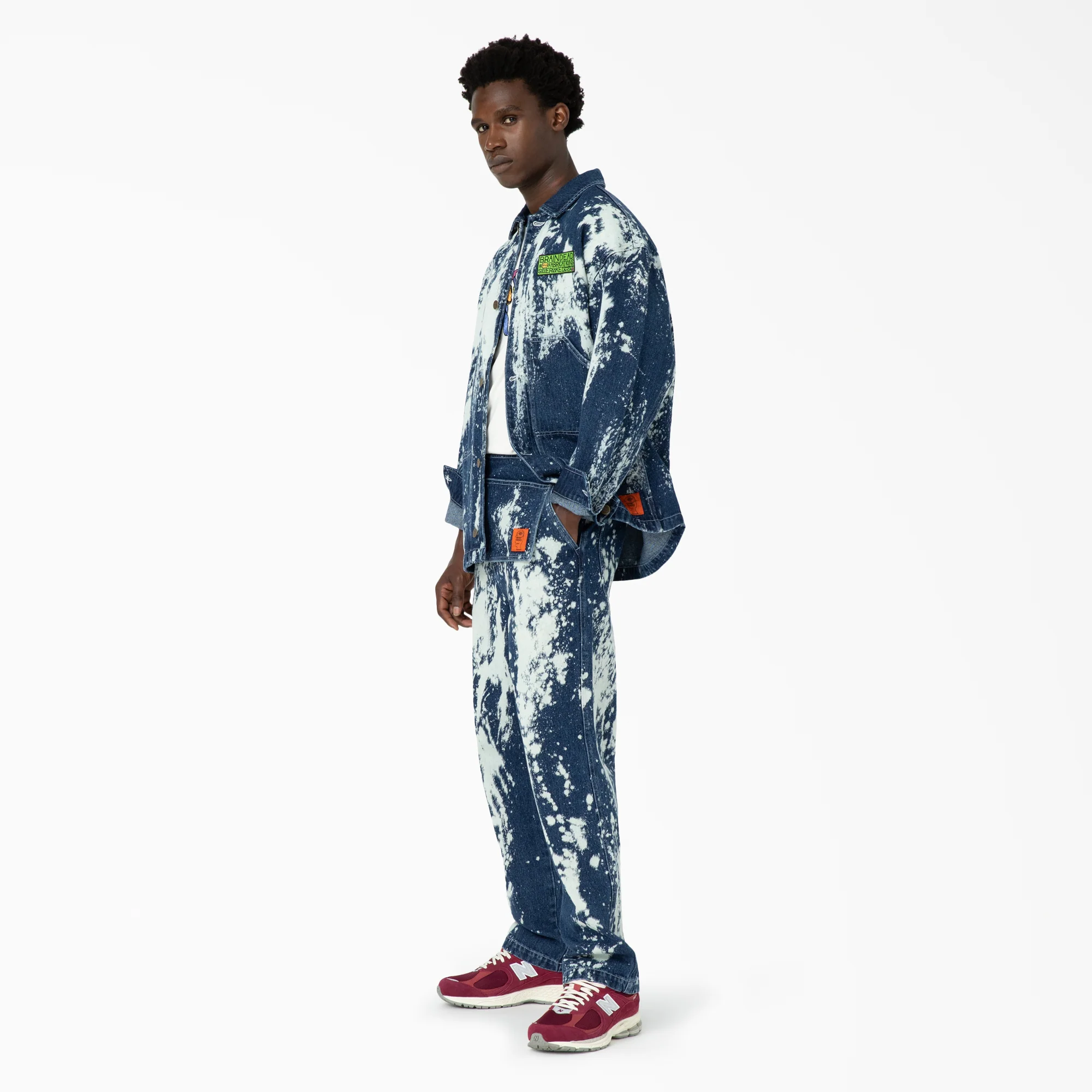 Brain Dead Bleached Denim Jacket - Image 5