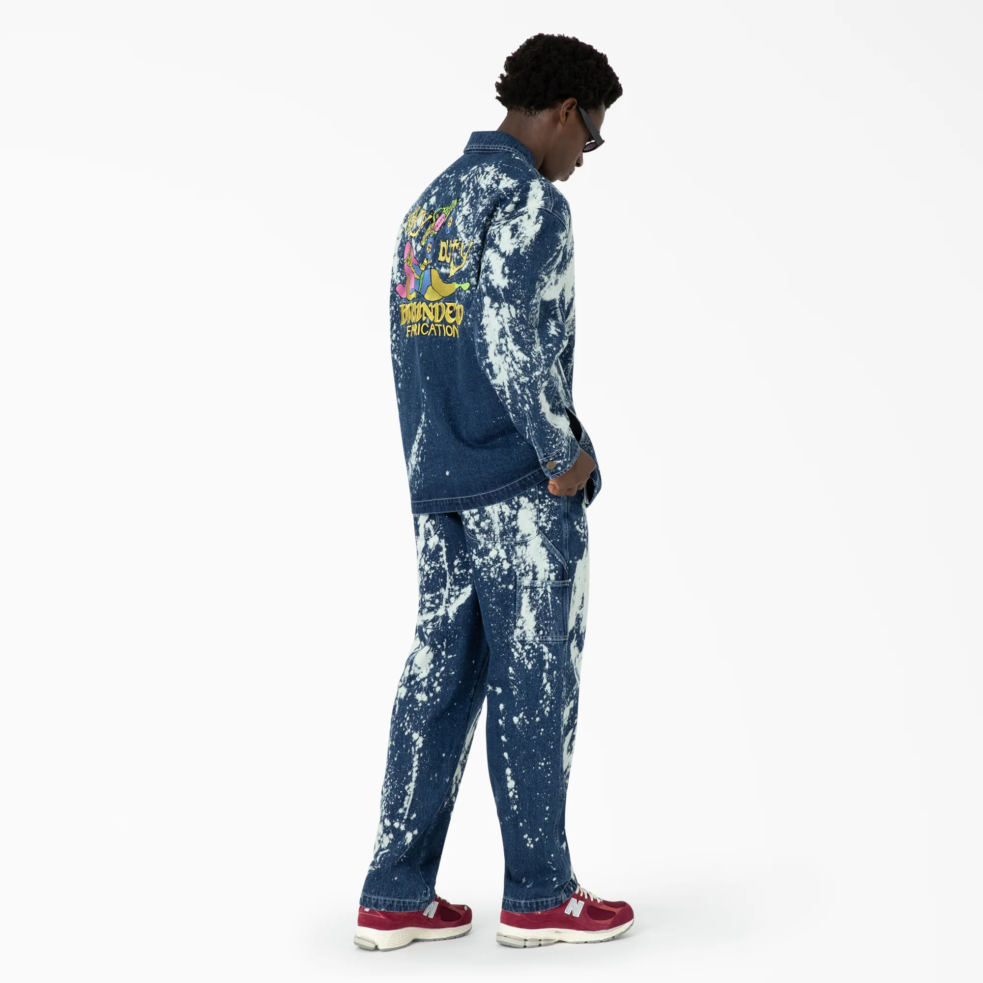 Brain Dead Bleached Denim Jacket - Image 6