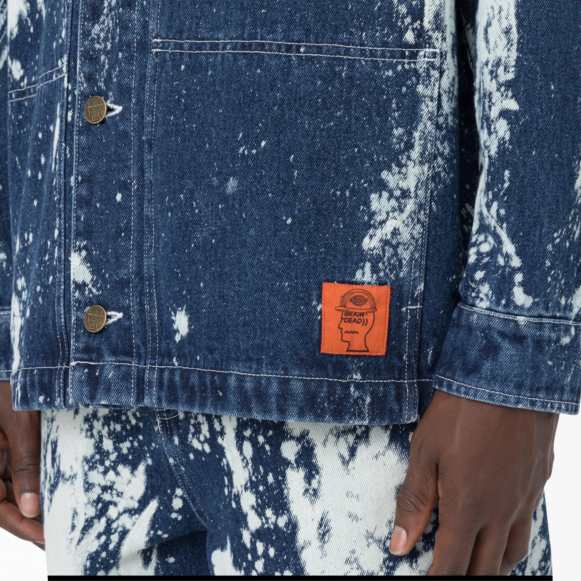 Brain Dead Bleached Denim Jacket - Image 8