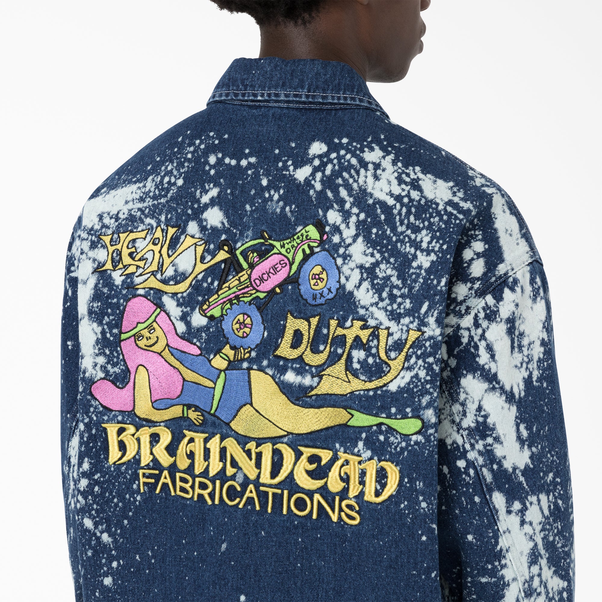 Brain Dead Bleached Denim Jacket - Image 9