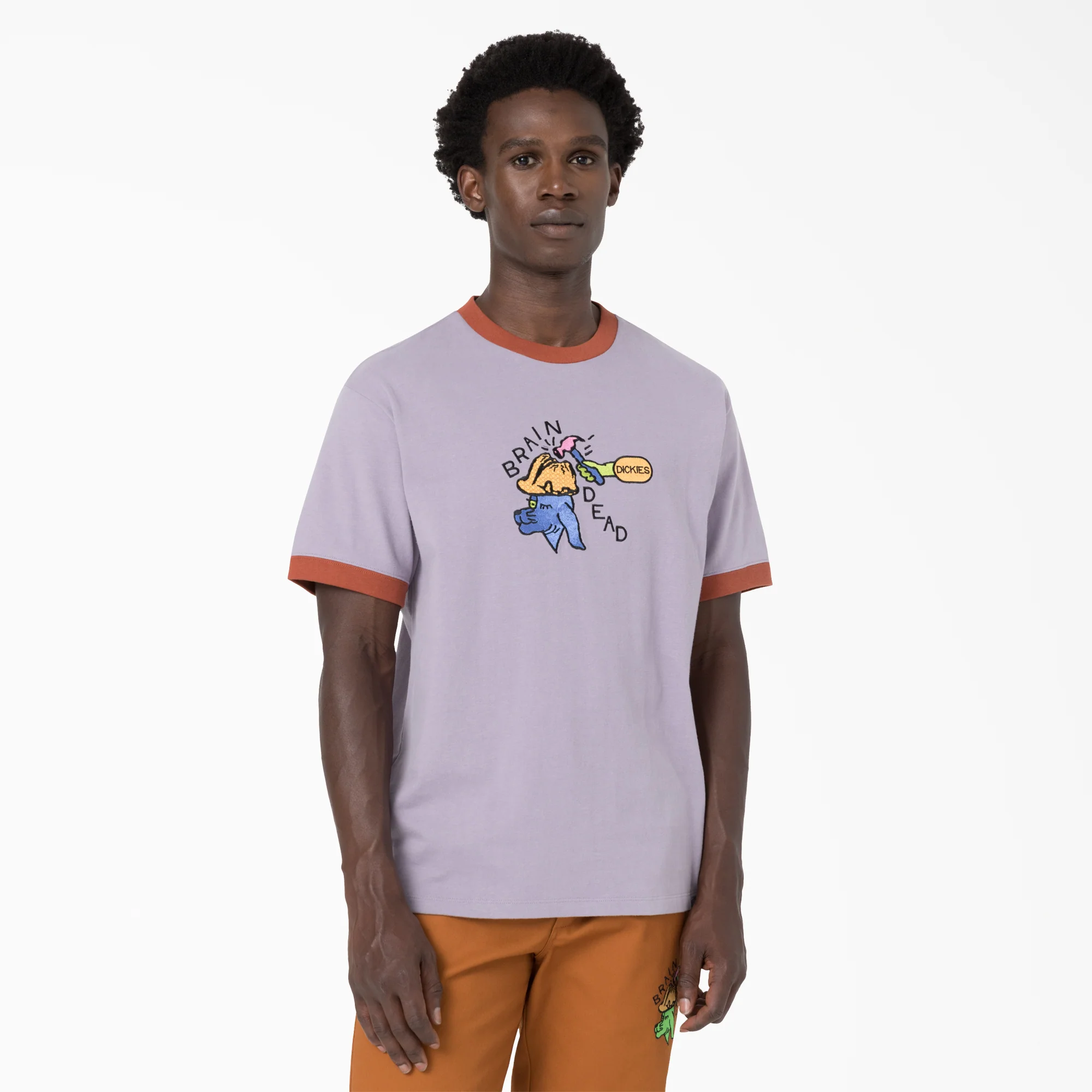 Brain Dead Embroidered T-Shirt - Image 3