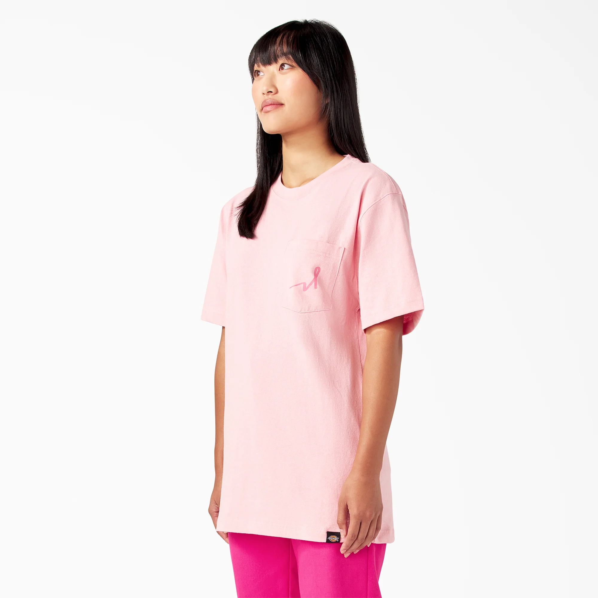 Breast Cancer Awareness Heavyweight T-Shirt - Image 3