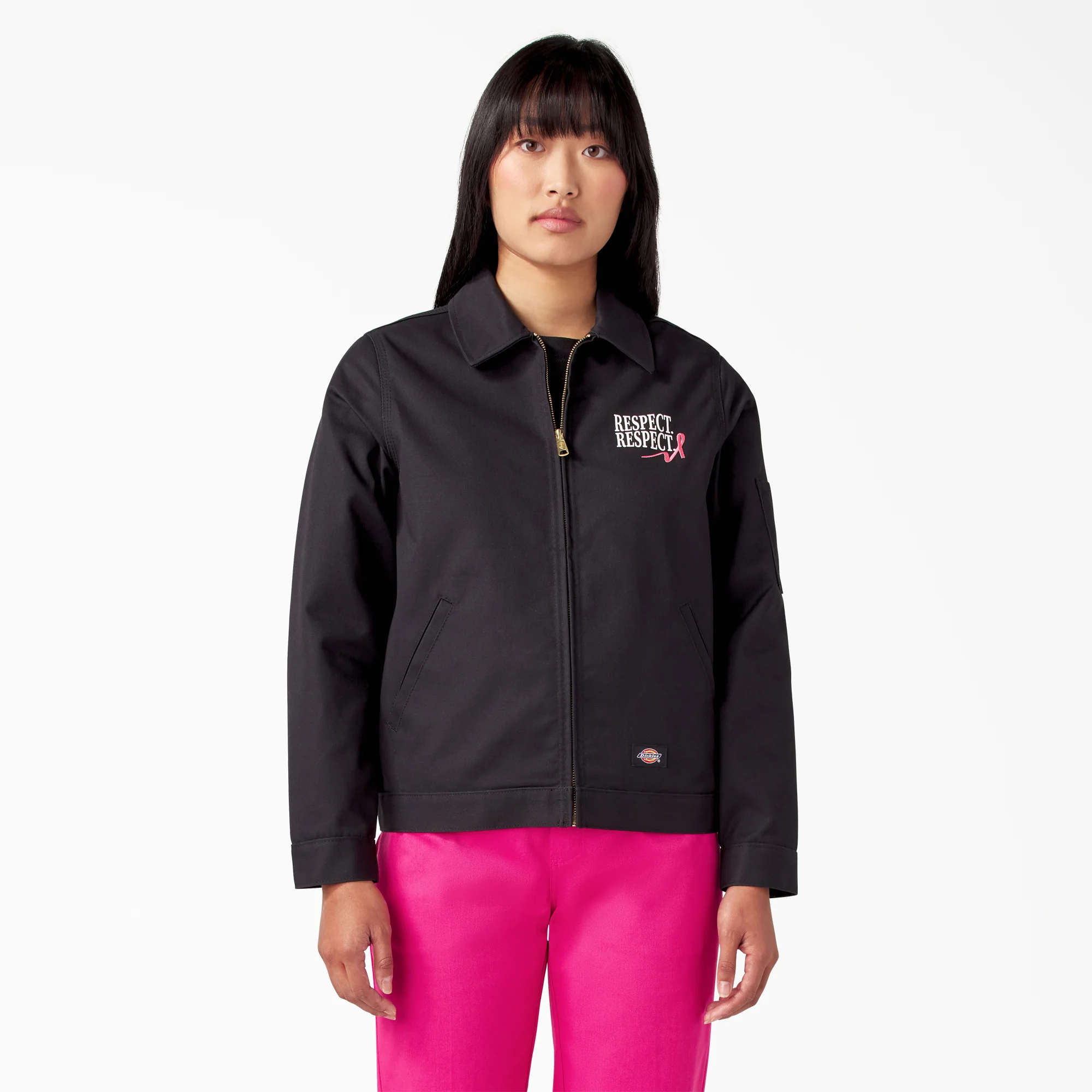 Breast Cancer Awareness Women's Eisenhower Jacket - Image 4