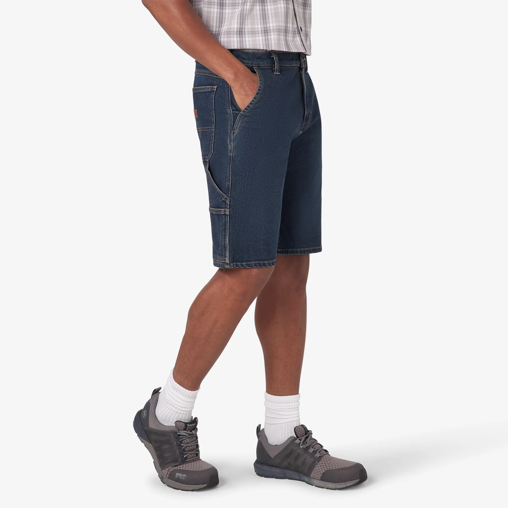 Denim Utility Shorts, 11" - Image 4