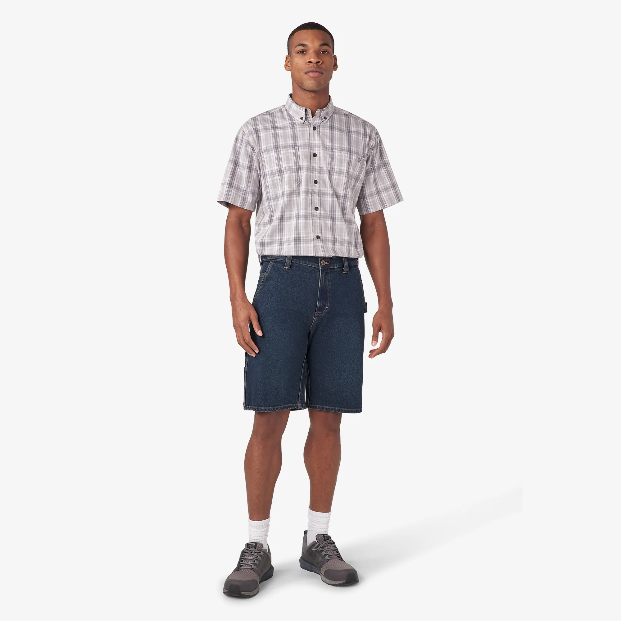 Denim Utility Shorts, 11" - Image 5