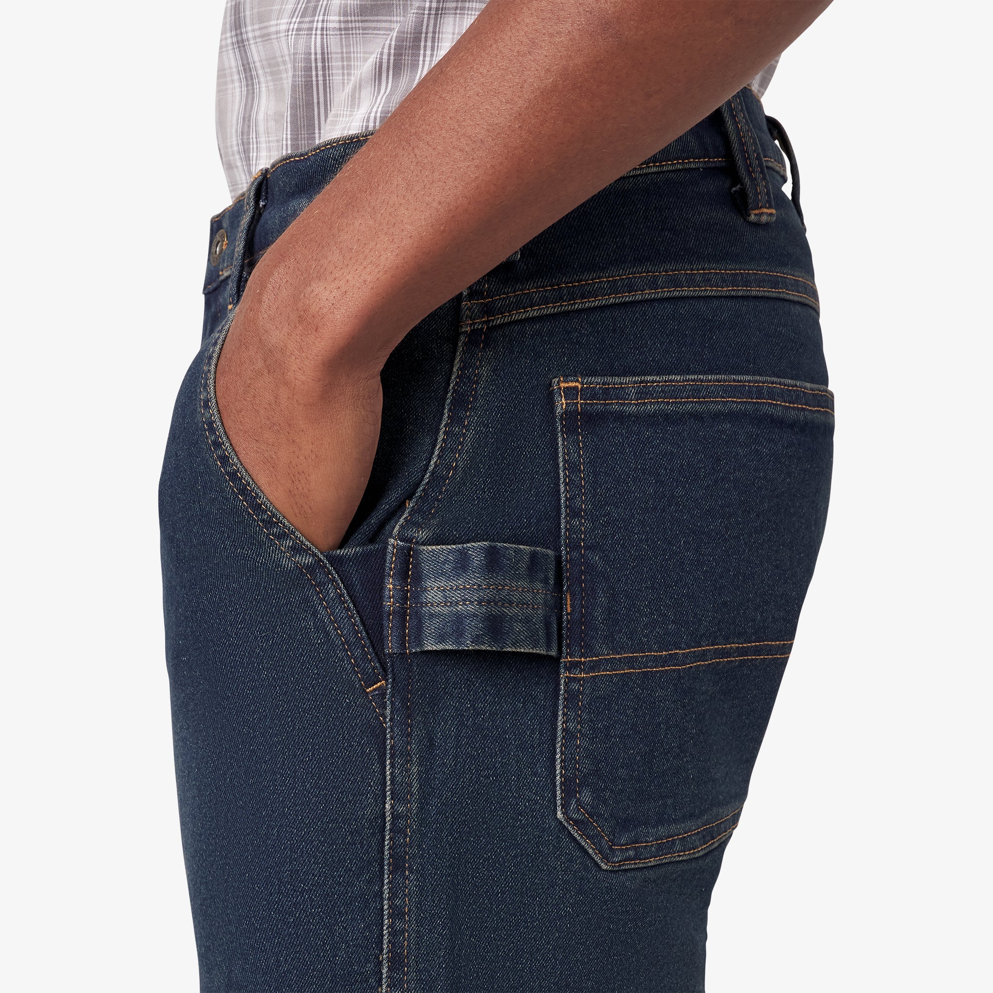 Denim Utility Shorts, 11" - Image 8