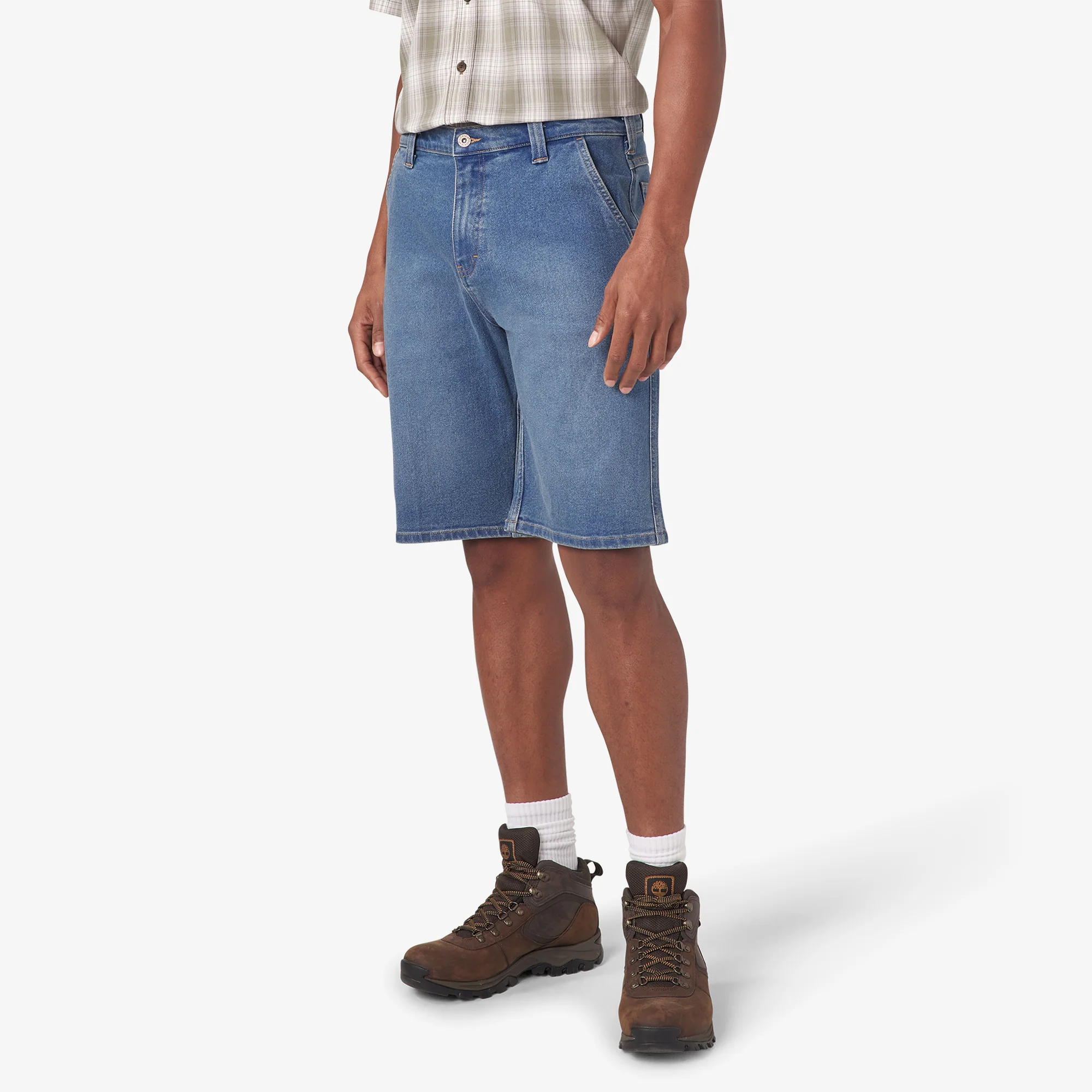Denim Utility Shorts, 11" - Image 3