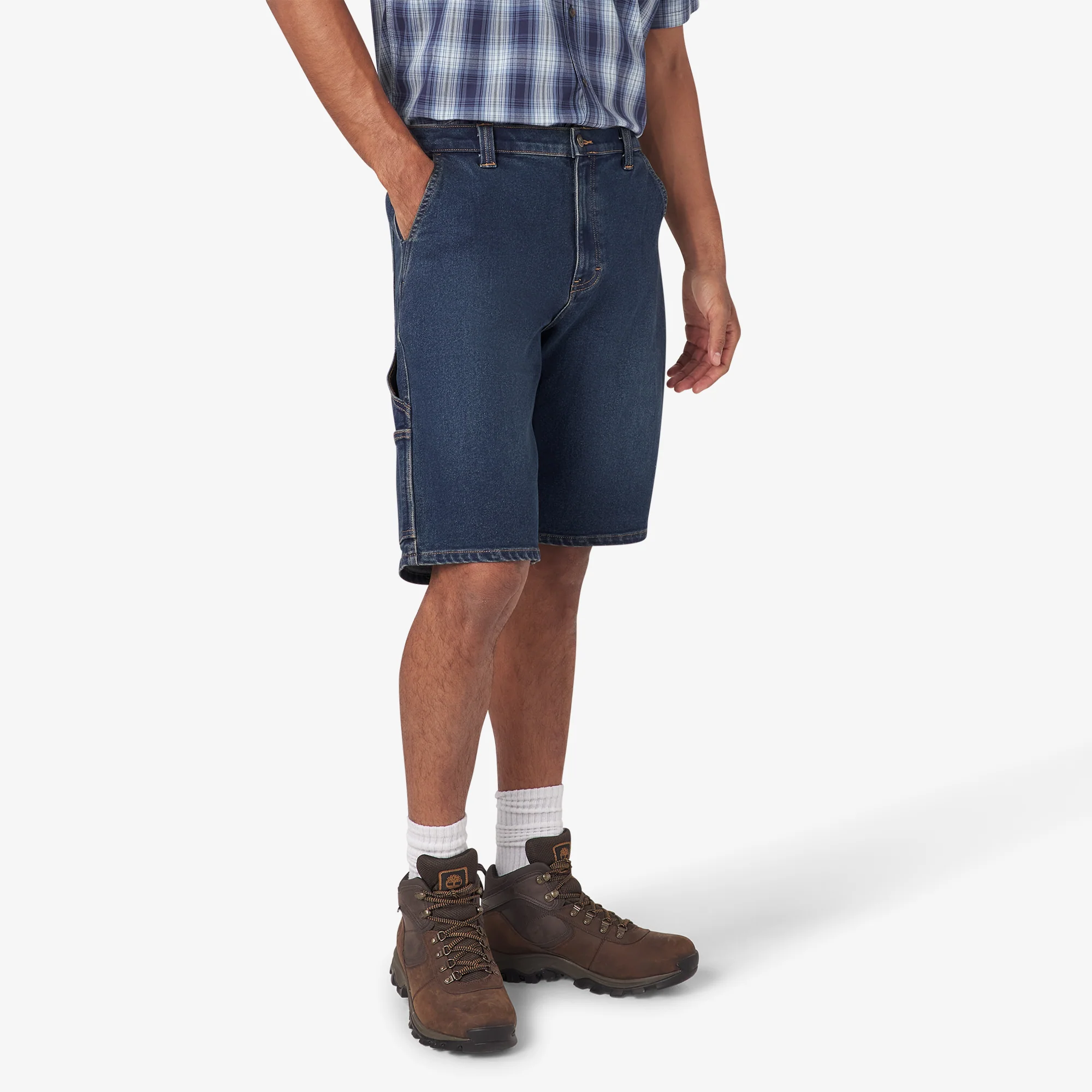 Denim Utility Shorts, 11" - Image 4