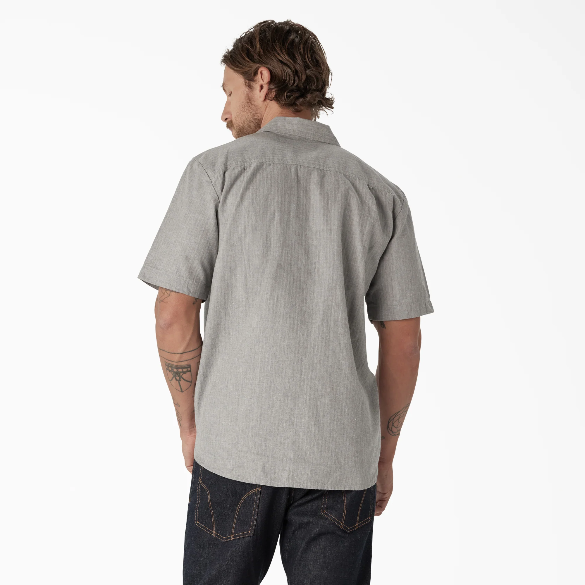 Dickies 1922 Short Sleeve Textured Weave Shirt - Image 2