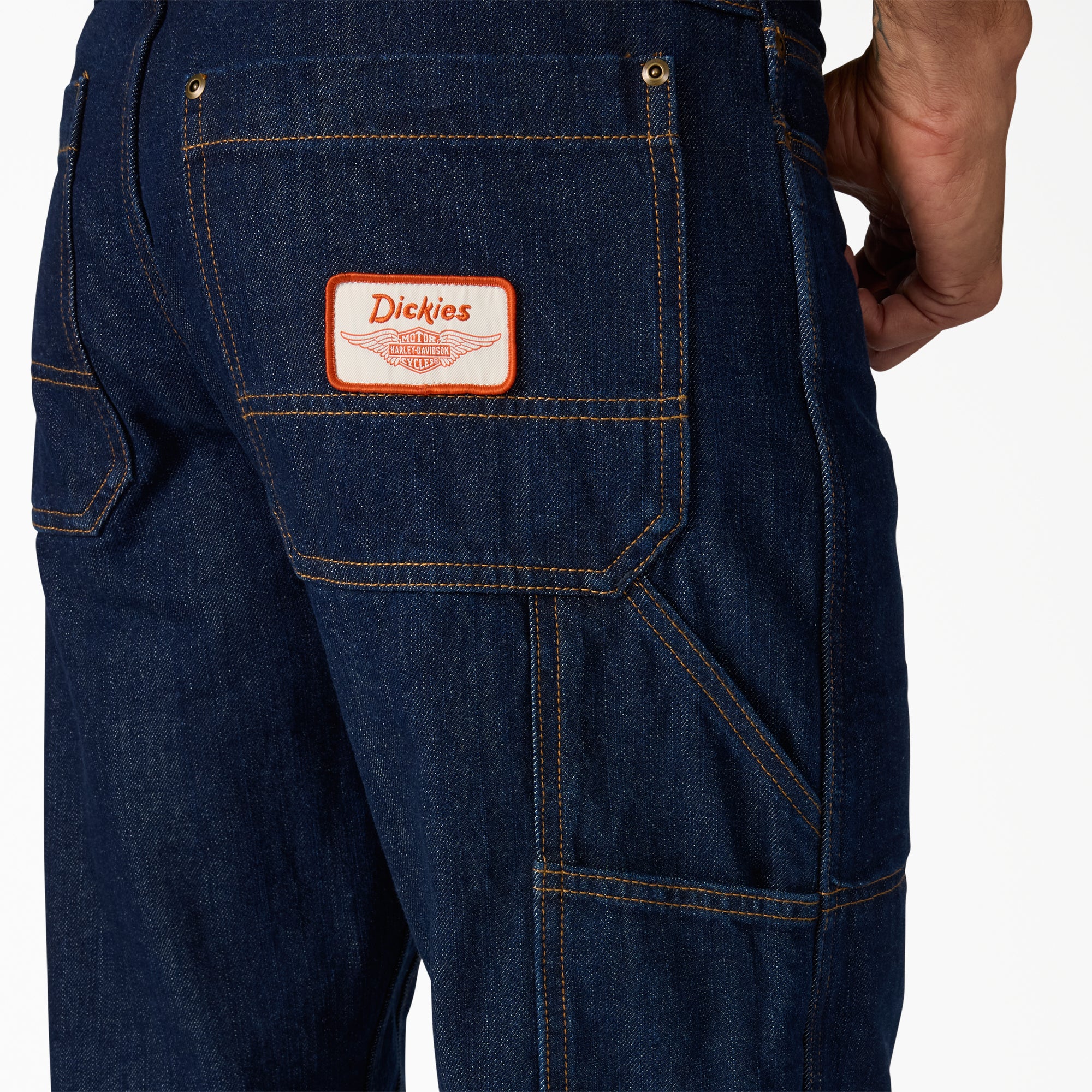 Dickies x Harley-Davidson® Double Knee Denim Carpenter Pant - Image 6