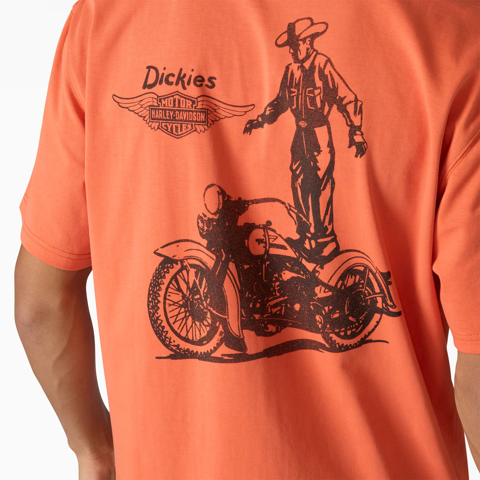 Dickies x Harley-Davidson® Vintage Wash Cowboy Graphic T-Shirt - Image 6