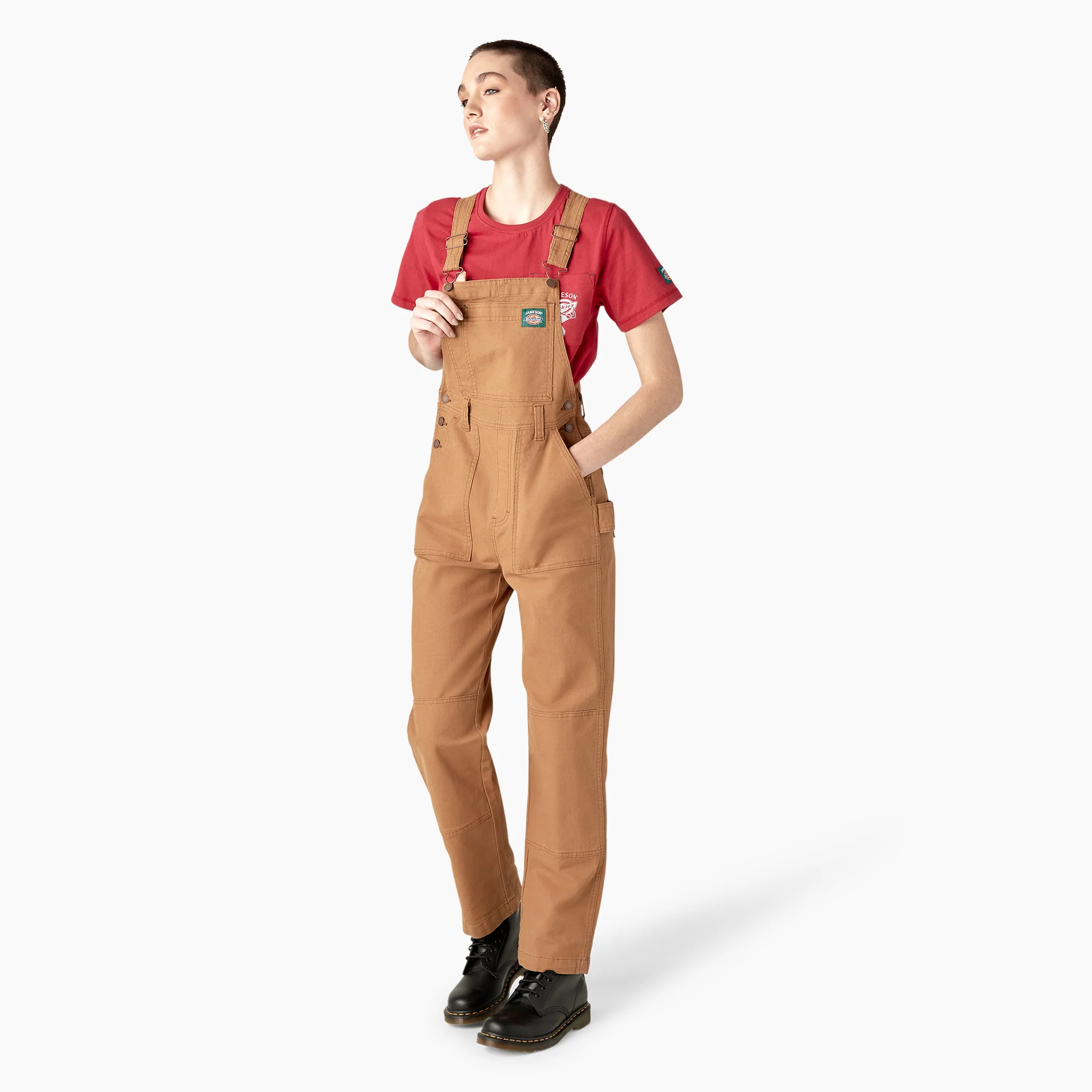 Dickies x Jameson Women's Utility Double Knee Overalls - Image 3