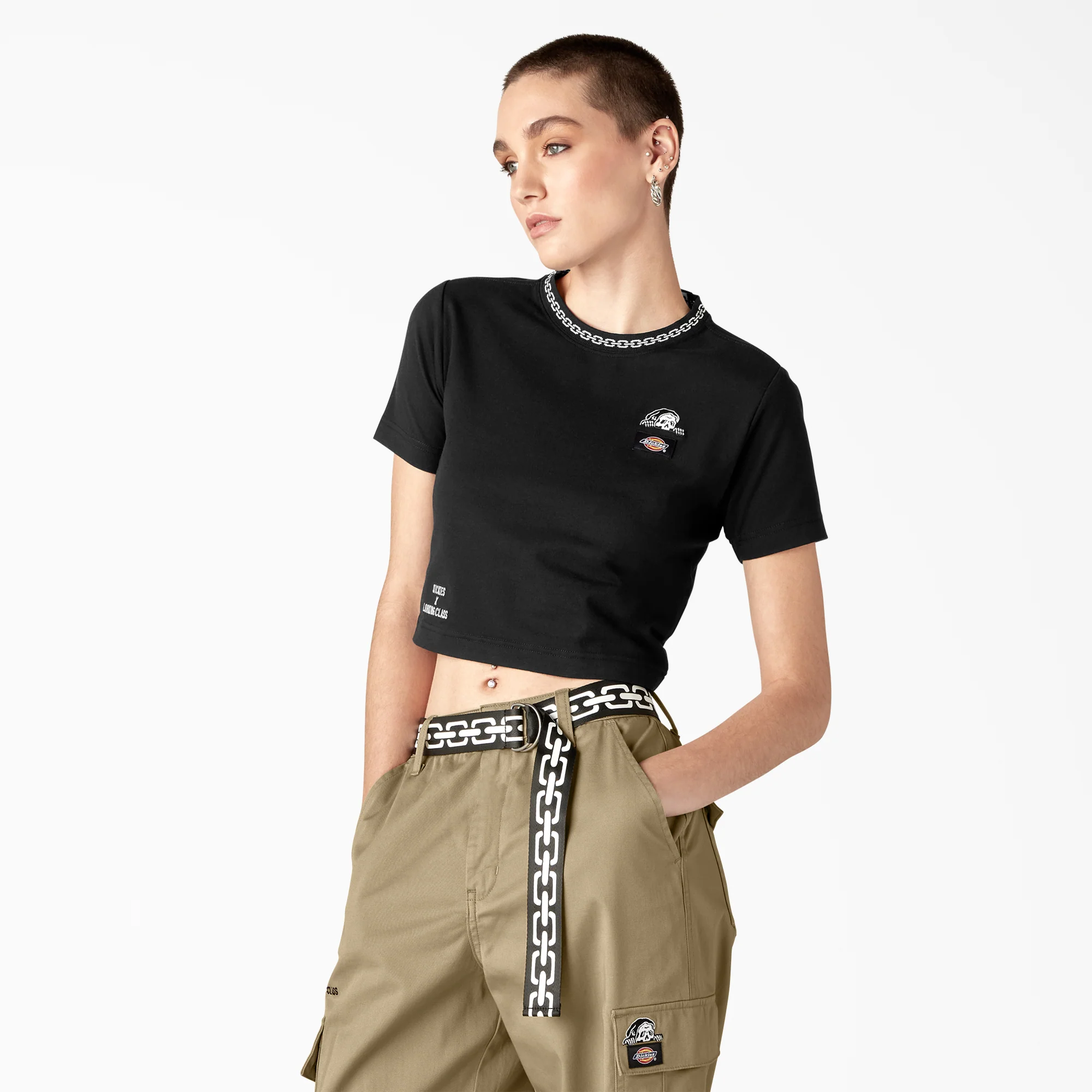 Dickies x Lurking Class Women’s Cropped T-Shirt - Image 3