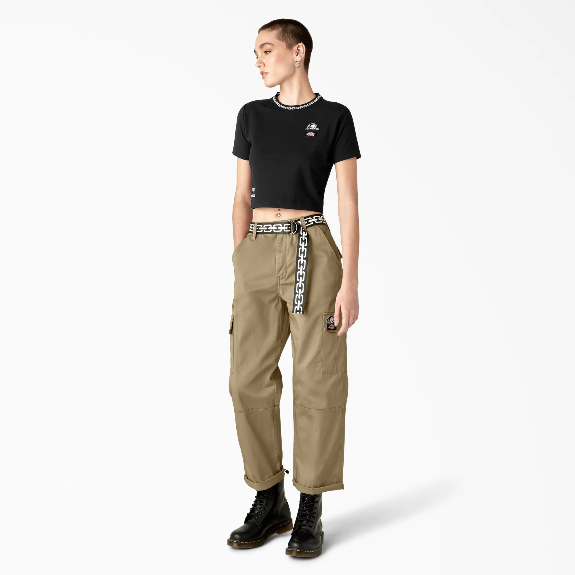 Dickies x Lurking Class Women’s Cropped T-Shirt - Image 4