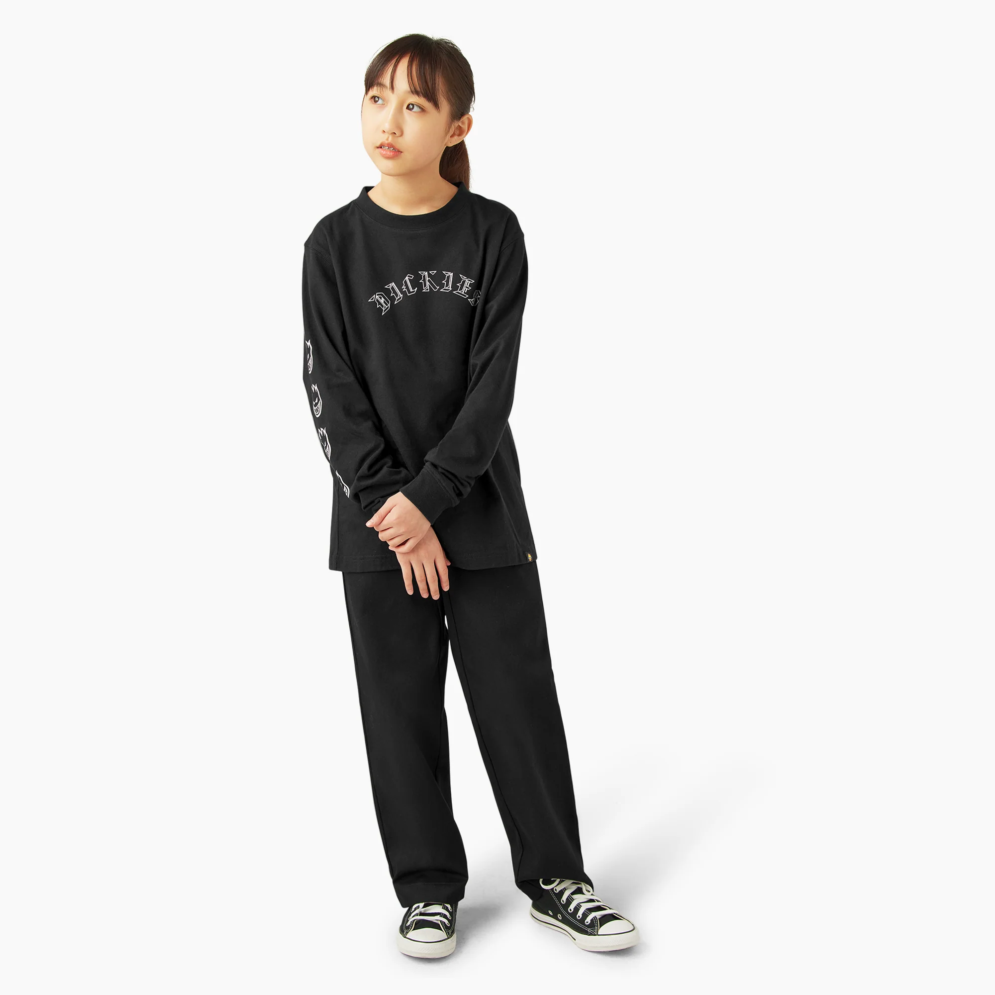 Dickies X Spitfire Kids’ Long Sleeve T-Shirt - Image 5