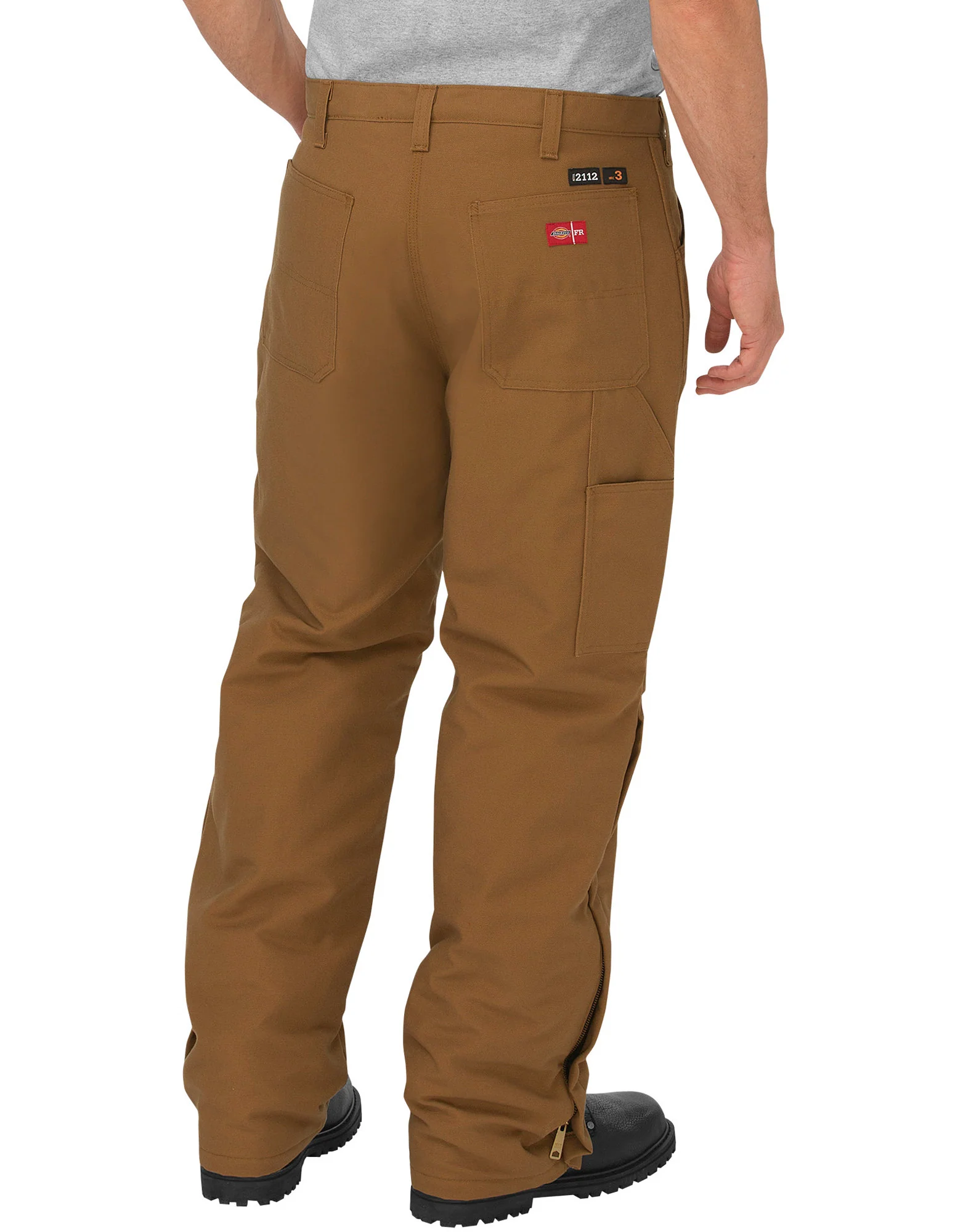 Flame-Resistant Relaxed Fit Straight Leg Insulated Duck Pants - Image 2