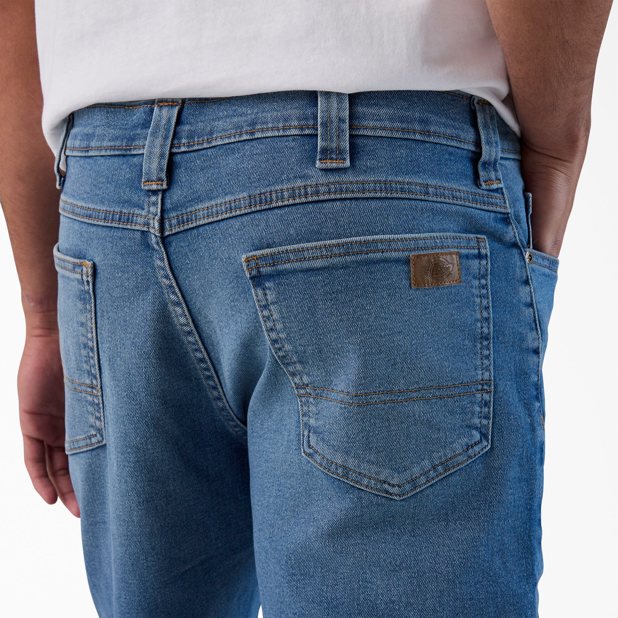 FLEX 5-Pocket Denim Shorts, 11" - Image 5