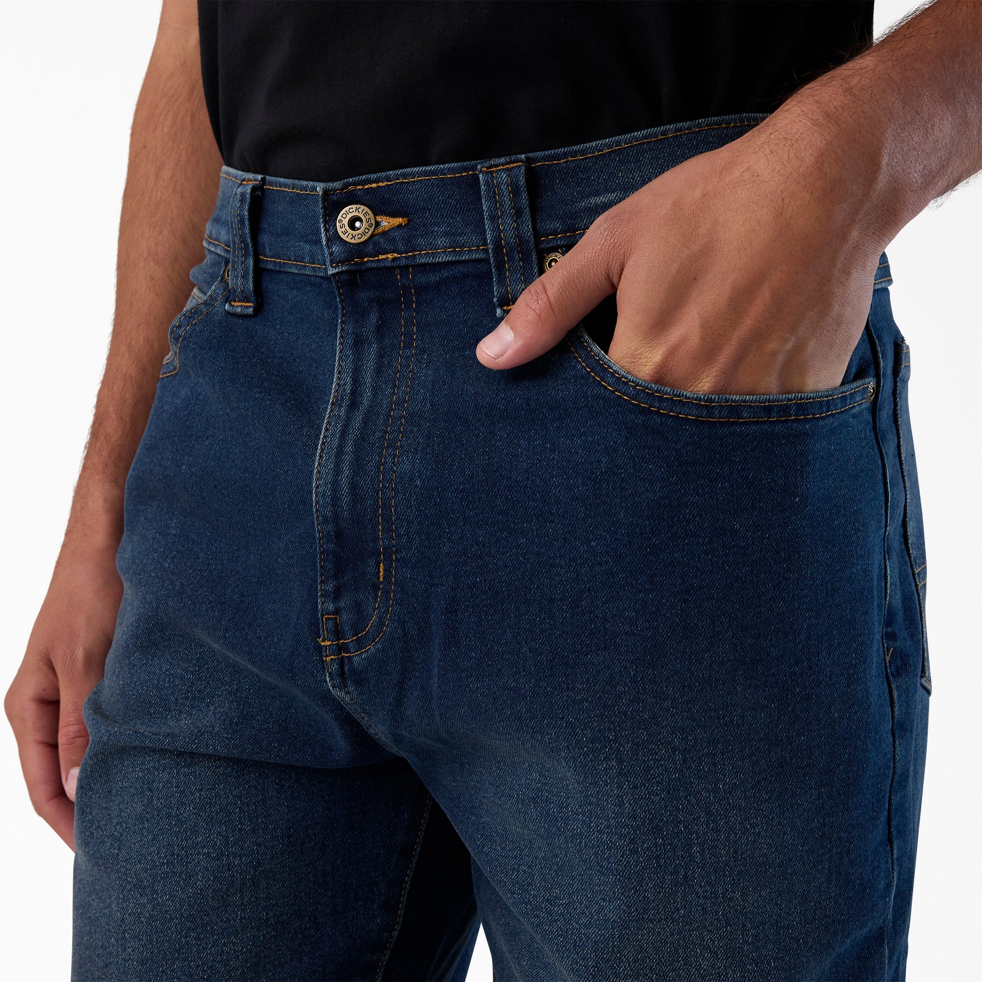 FLEX 5-Pocket Denim Shorts, 11" - Image 6