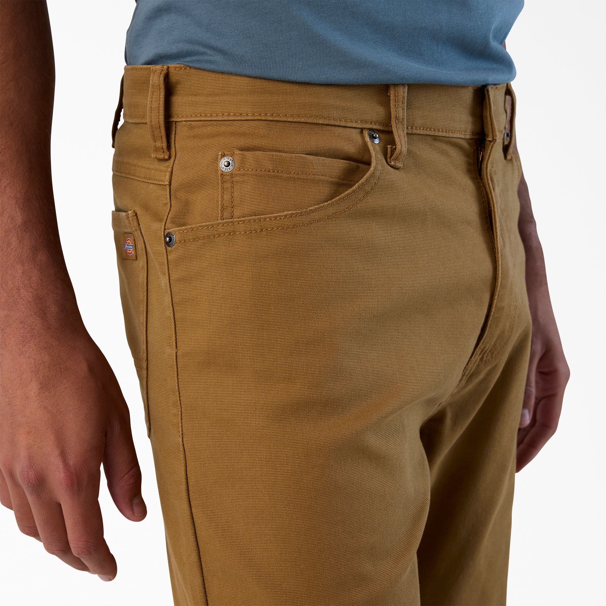 FLEX 5-Pocket Duck Canvas Shorts, 11" - Image 6