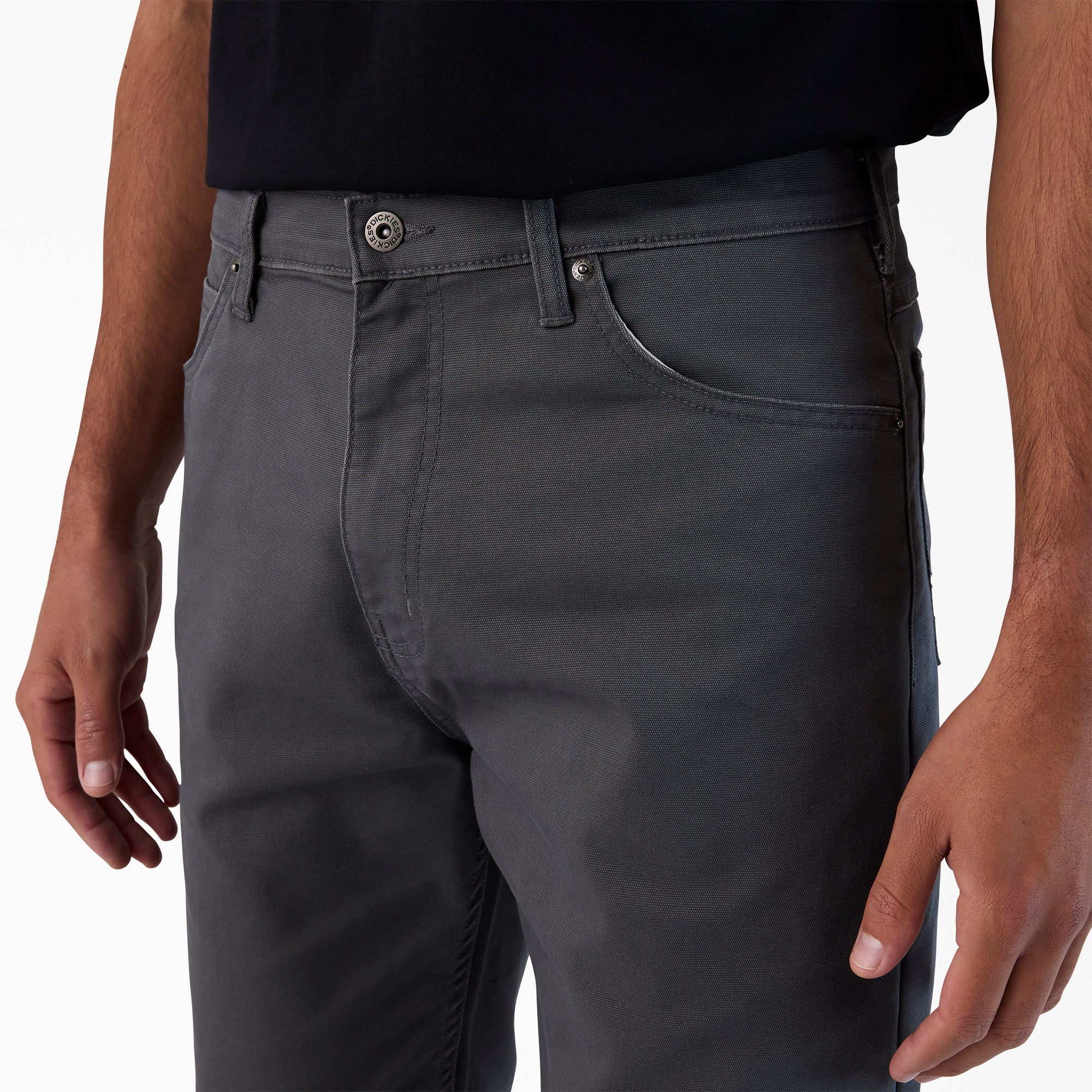 FLEX 5-Pocket Duck Canvas Shorts, 11" - Image 6
