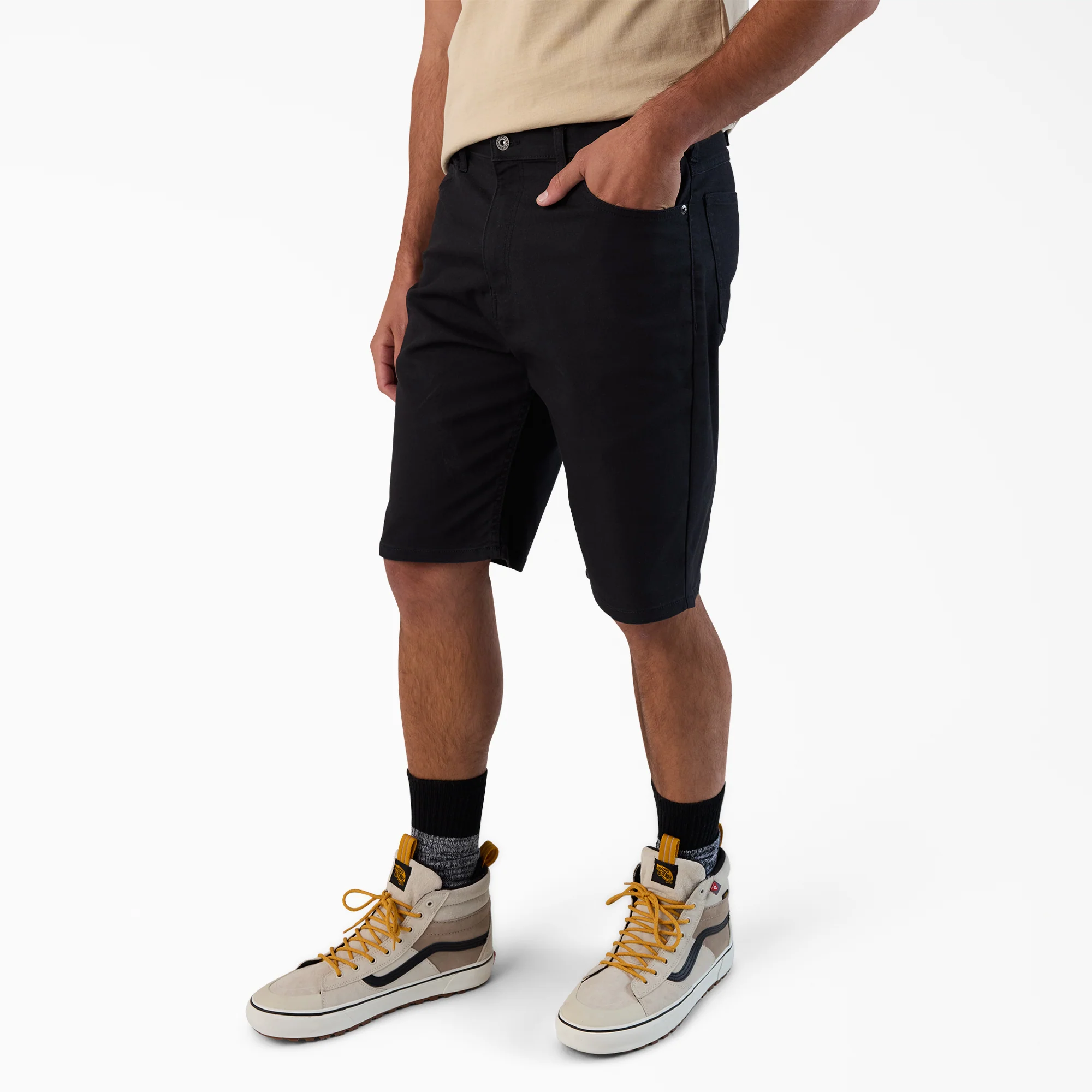 FLEX 5-Pocket Duck Canvas Shorts, 11" - Image 4