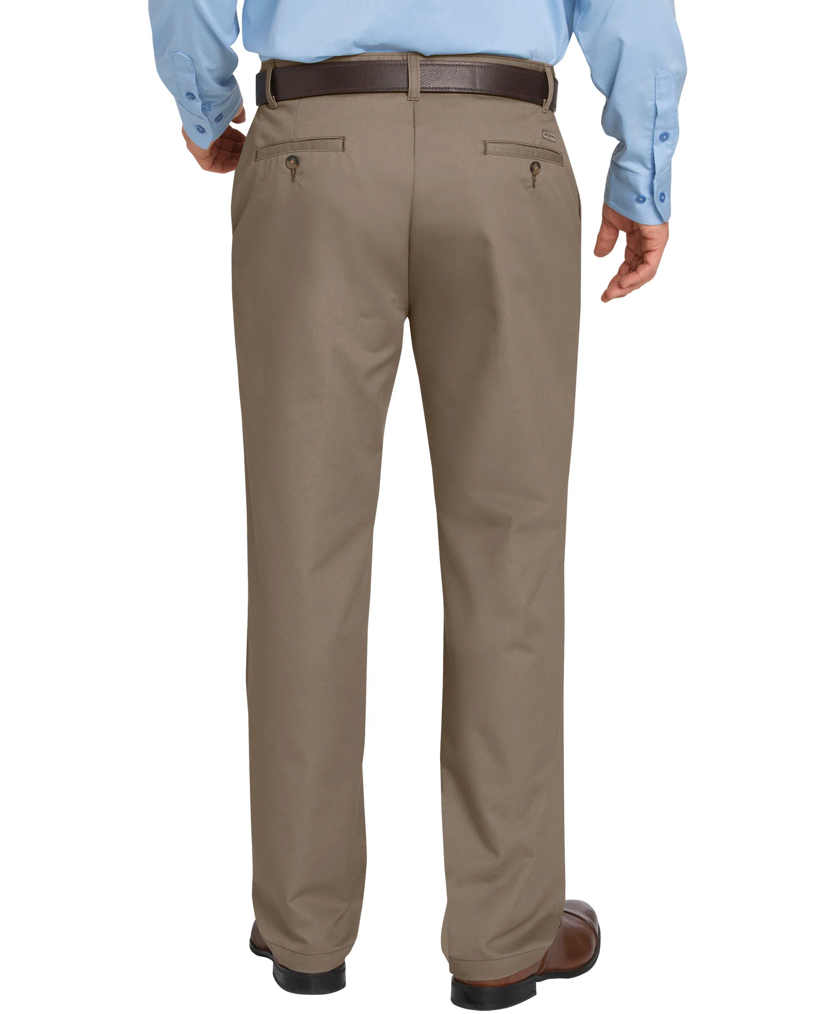 FLEX Regular Fit Tapered Leg Flat Front Sorona® Pants - Image 2