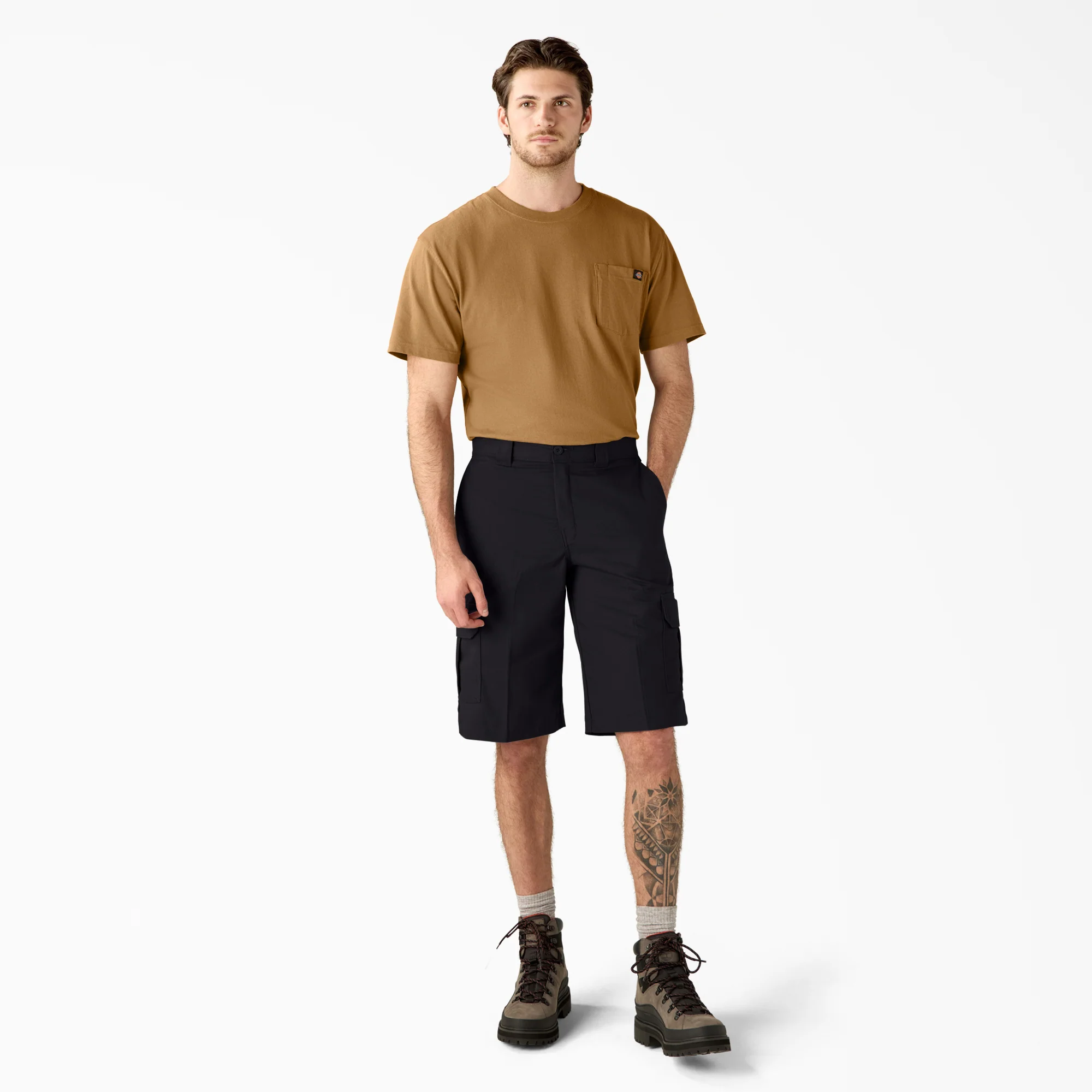 FLEX Relaxed Fit Cargo Shorts, 13" - Image 5