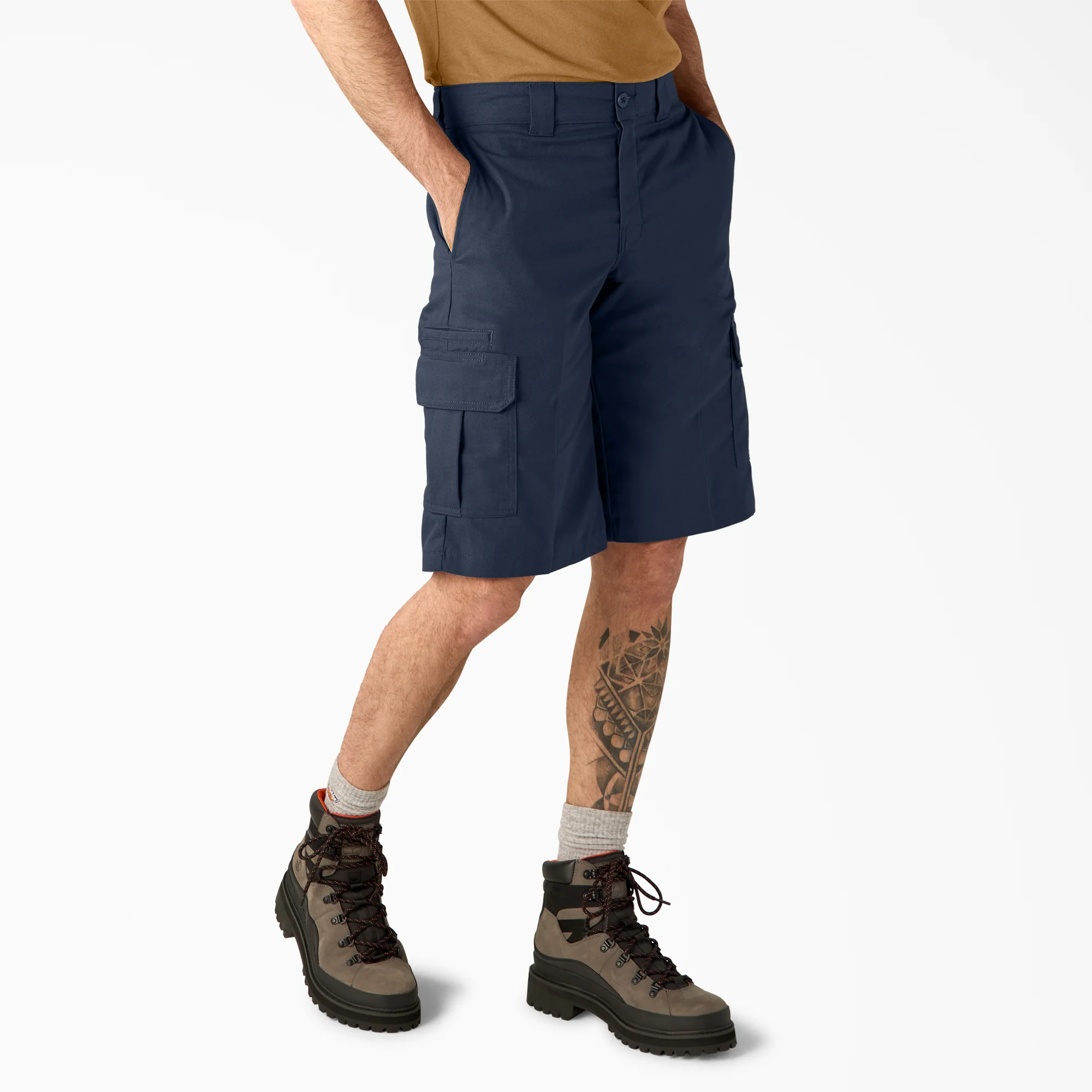 FLEX Relaxed Fit Cargo Shorts, 13" - Image 4