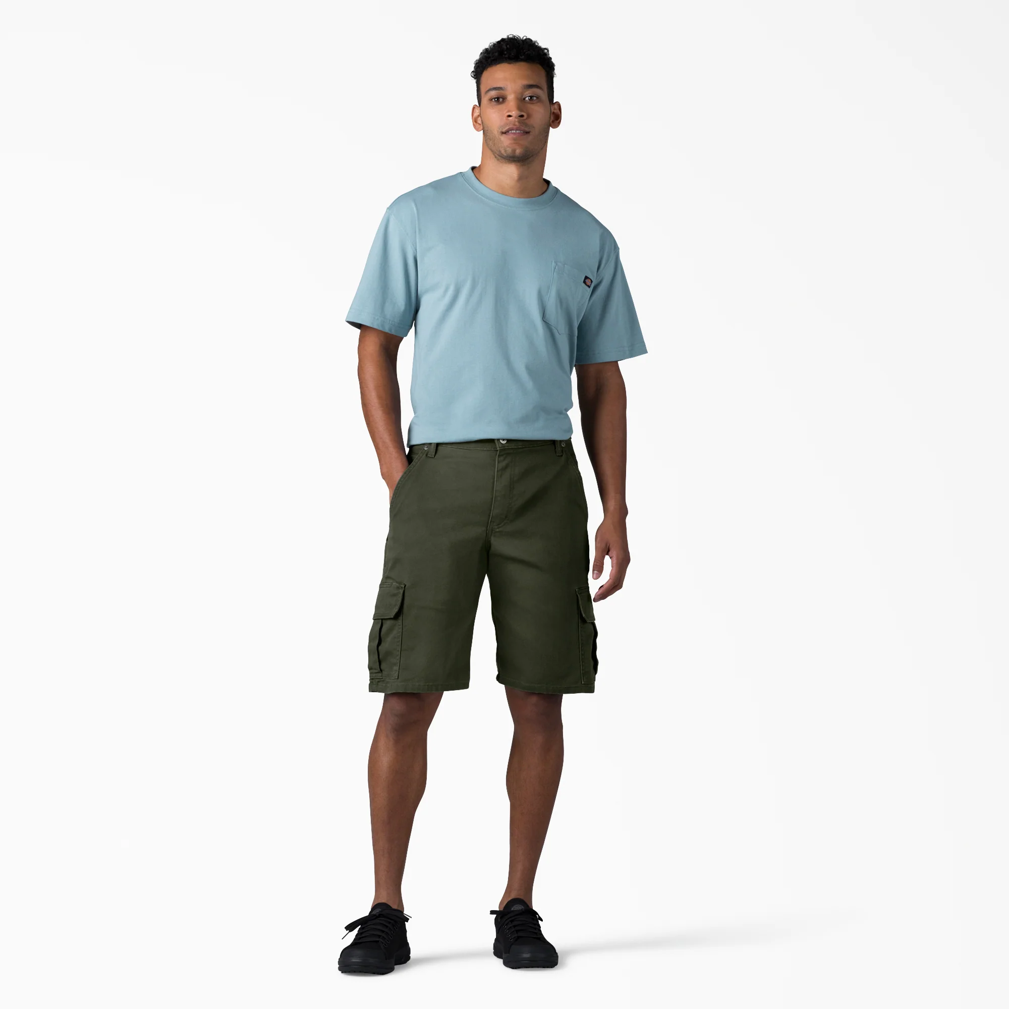 FLEX Relaxed Fit Duck Cargo Shorts, 11" - Image 4