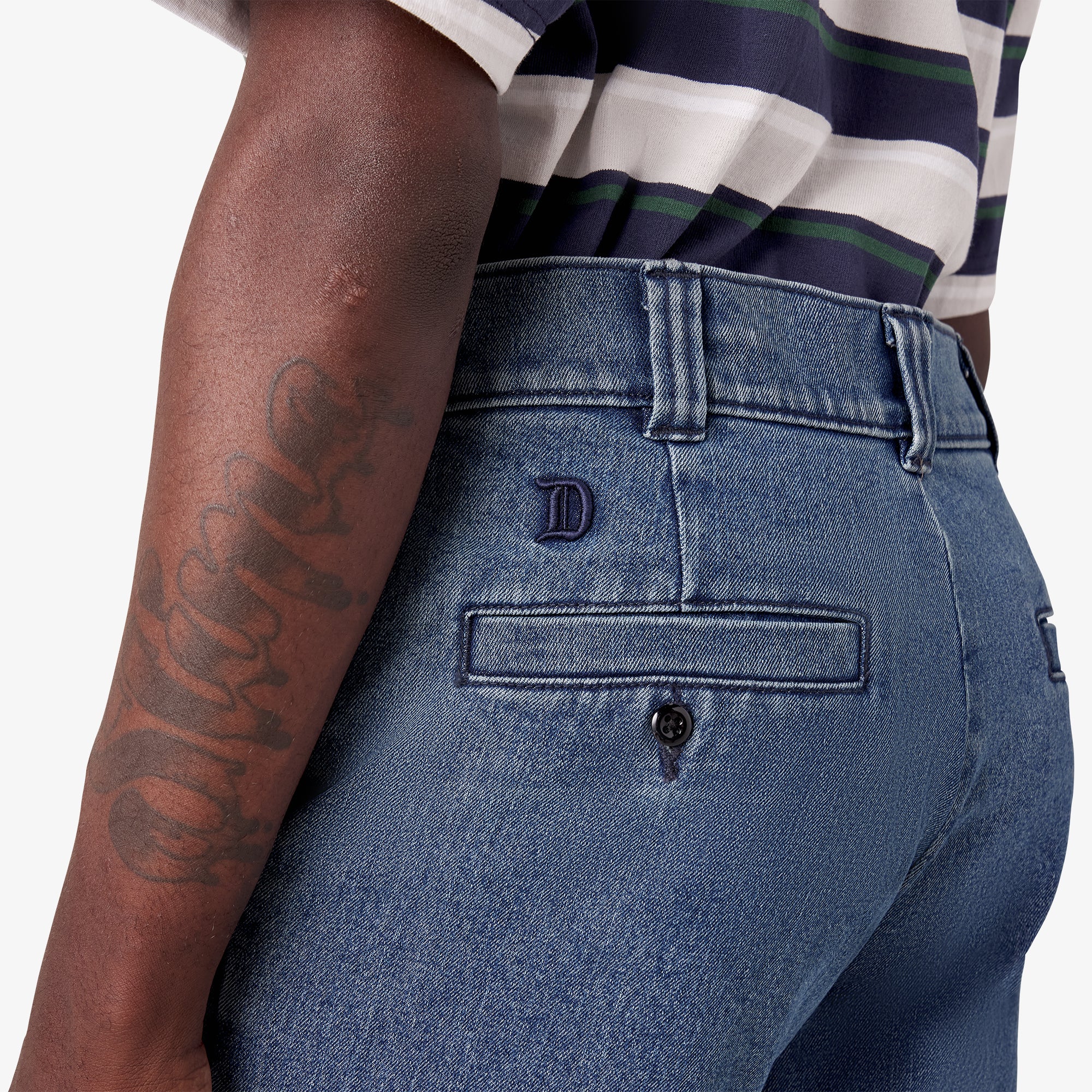 Guy Mariano Denim Shorts, 13" - Image 10