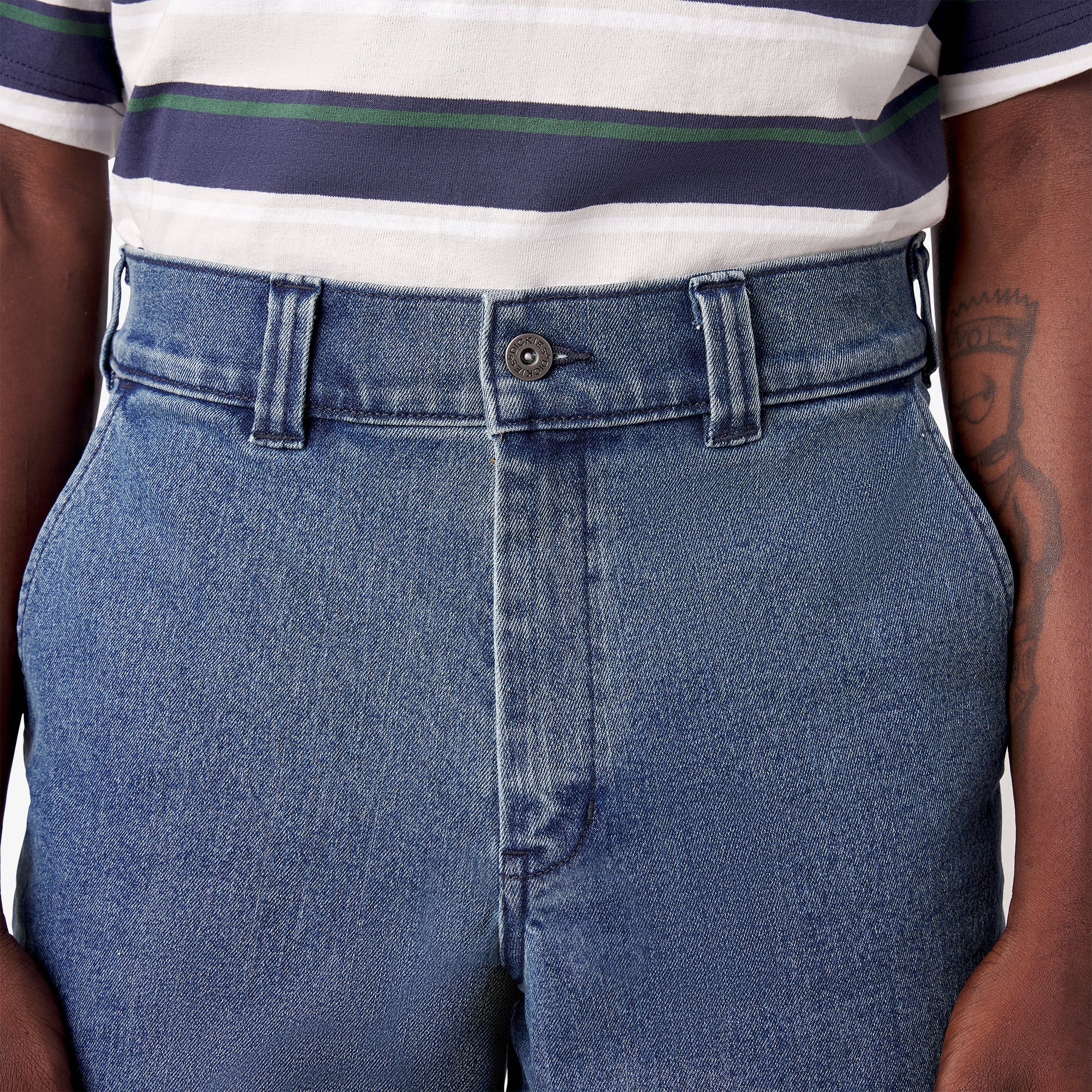 Guy Mariano Denim Shorts, 13" - Image 7