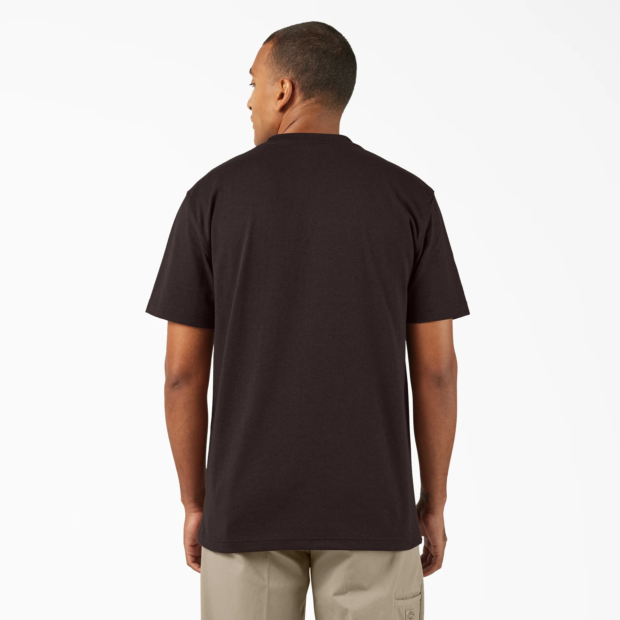 Heavyweight Heathered Short Sleeve Pocket T-Shirt - Image 2