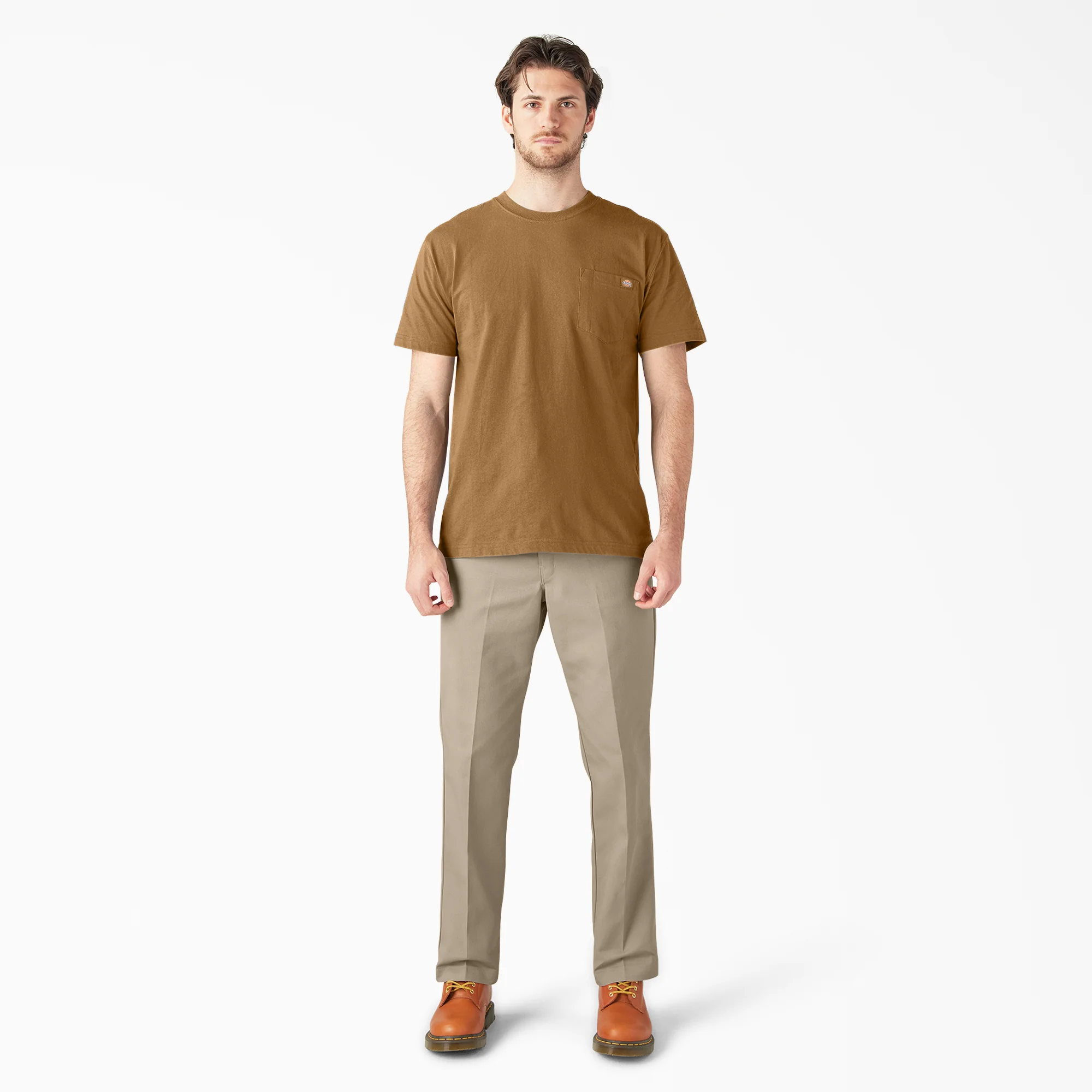 Heavyweight Short Sleeve Pocket T-Shirt - Image 3