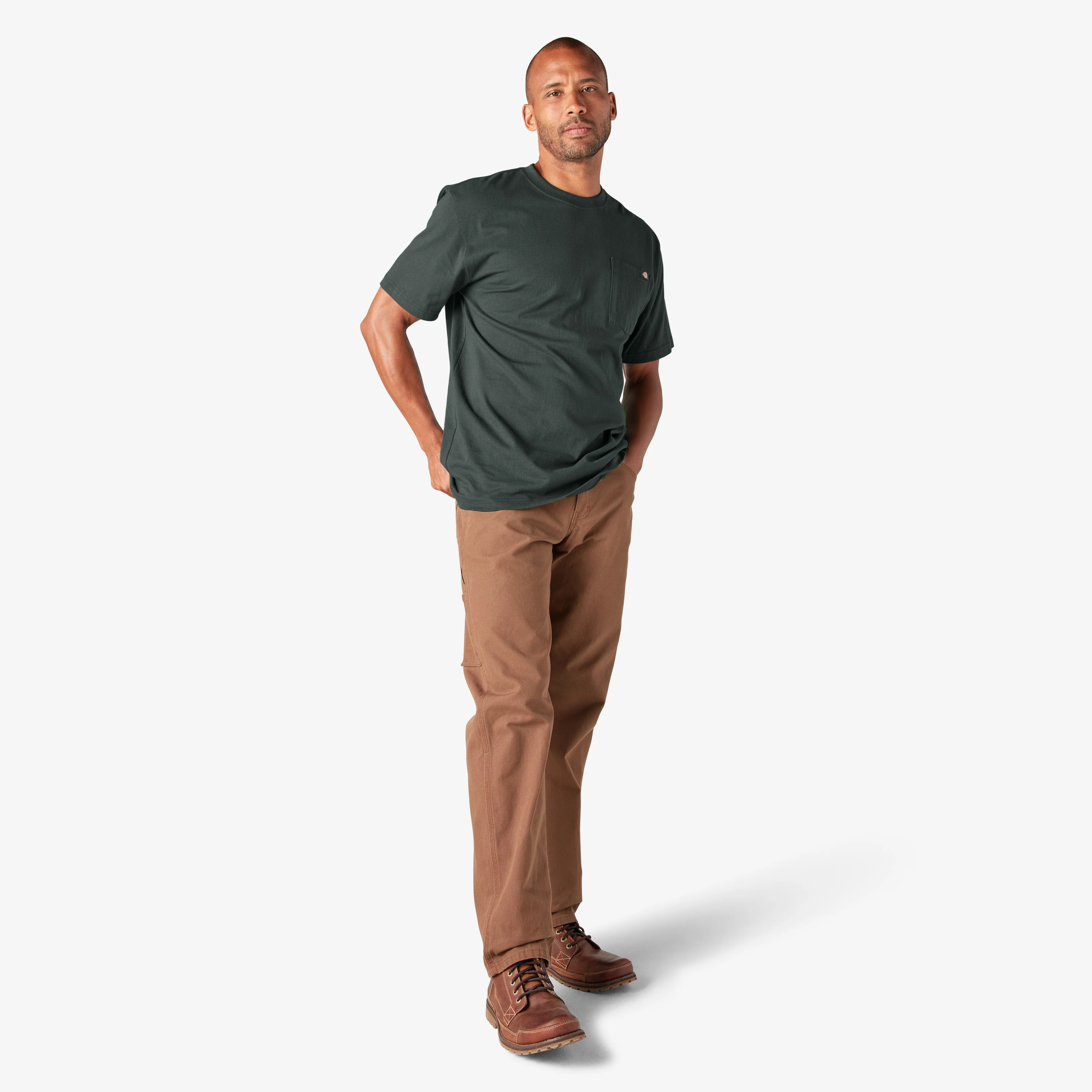Heavyweight Short Sleeve Pocket T-Shirt - Image 5
