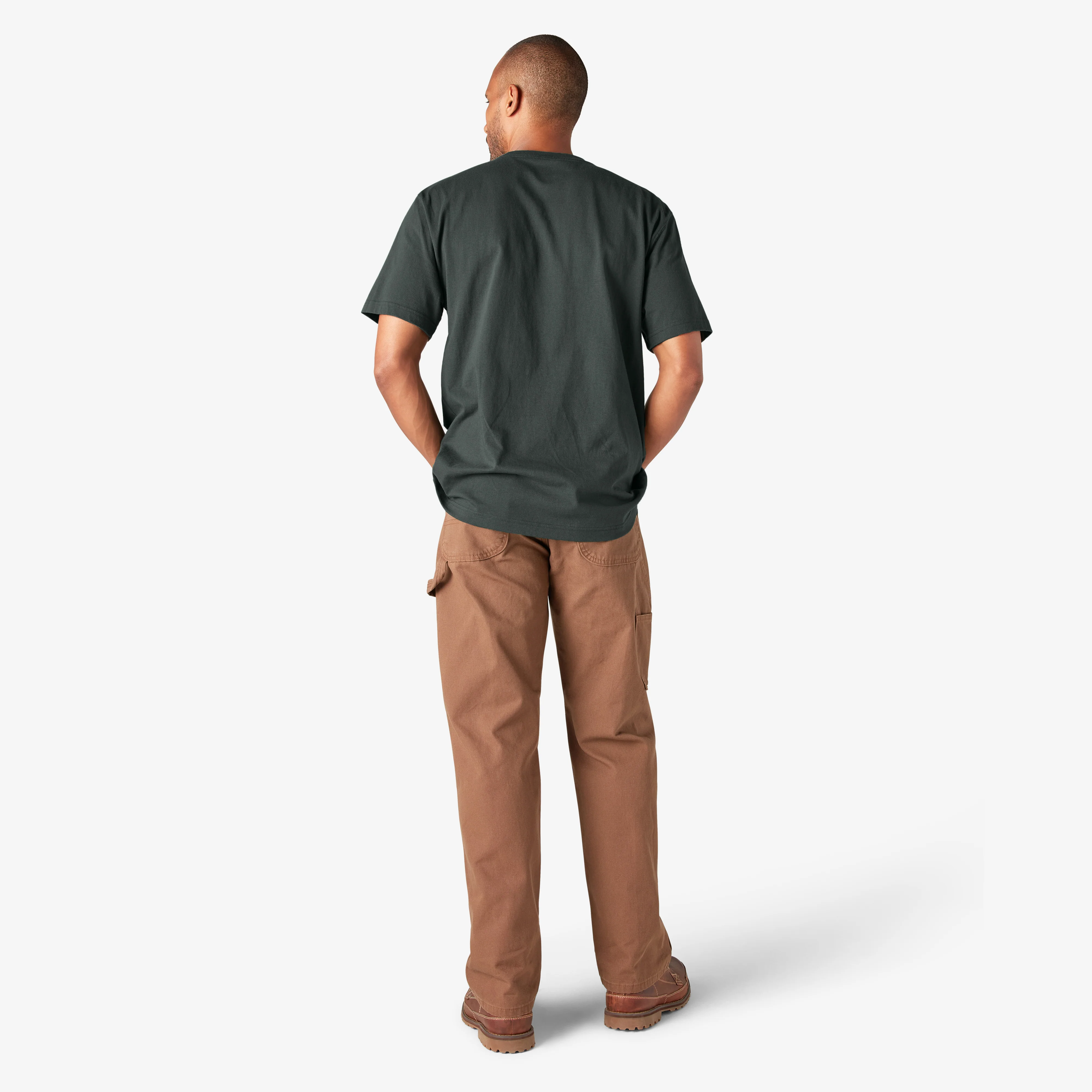 Heavyweight Short Sleeve Pocket T-Shirt - Image 6