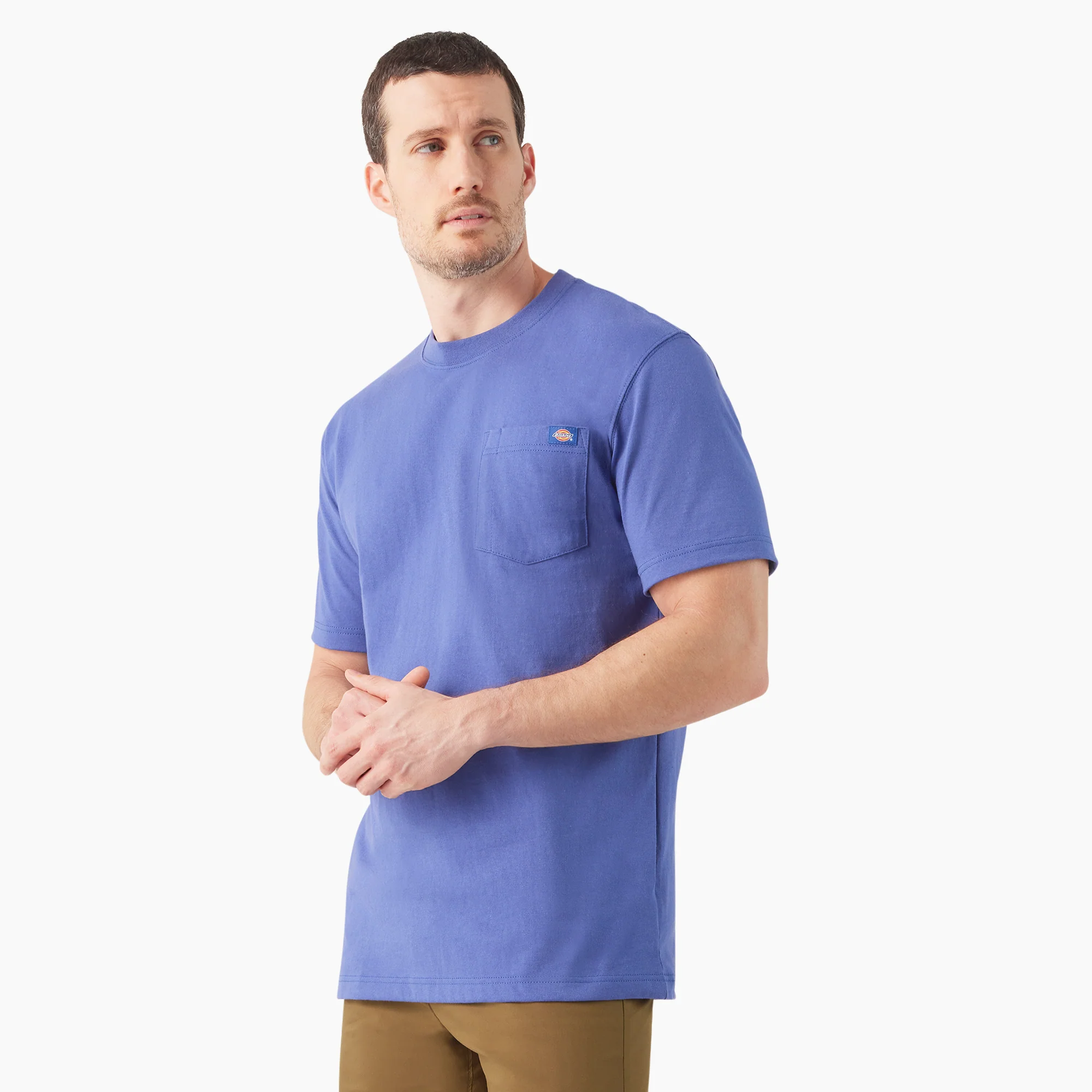 Heavyweight Short Sleeve Pocket T-Shirt - Image 3