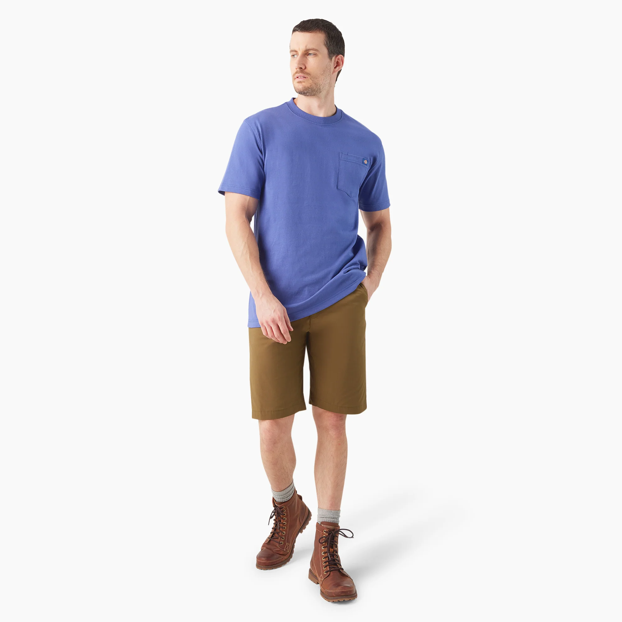 Heavyweight Short Sleeve Pocket T-Shirt - Image 5