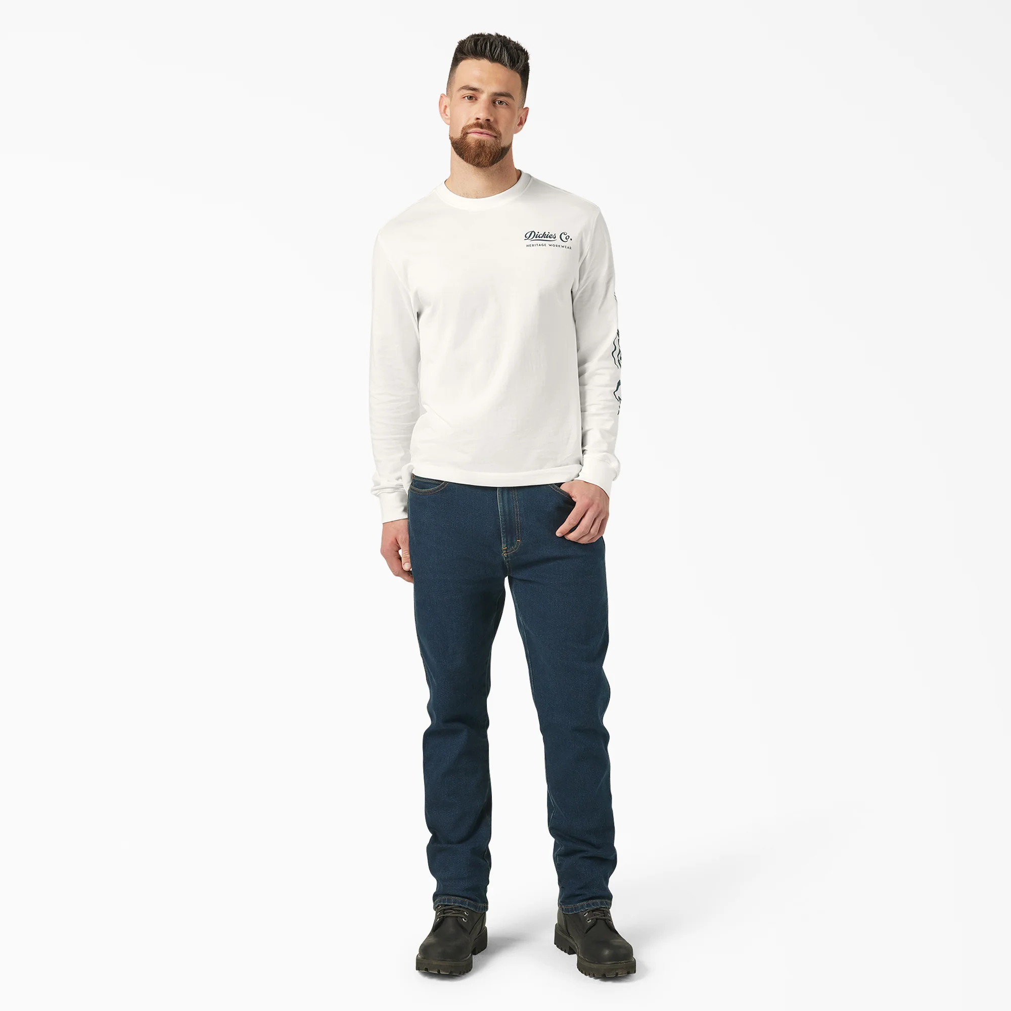 Heritage Workwear Long Sleeve T-Shirt - Image 4