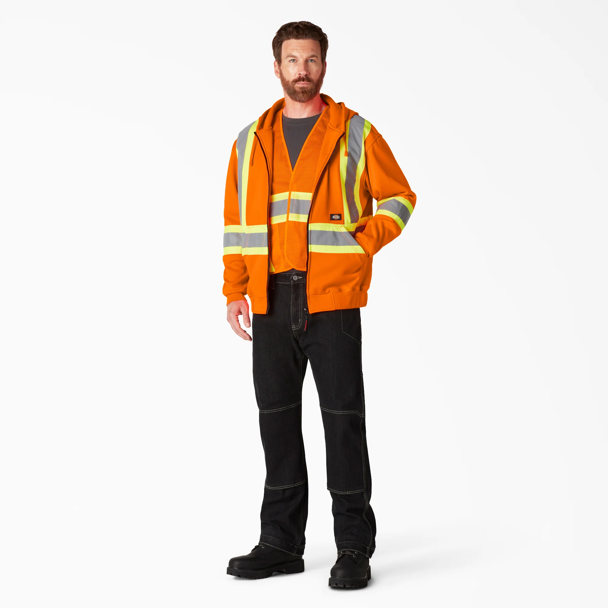 Hi Vis Safety Hoodie - Image 4