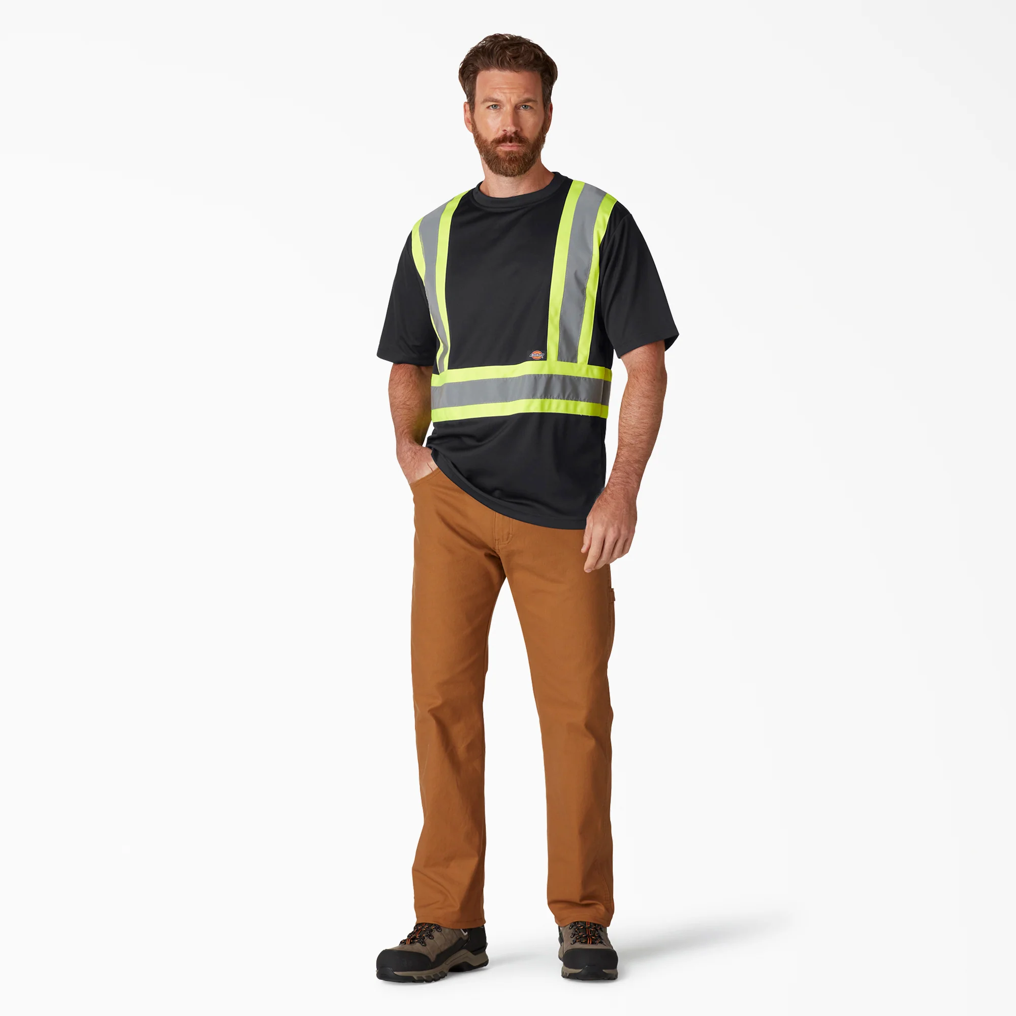 Hi Vis Safety Short Sleeve T-Shirt - Image 4