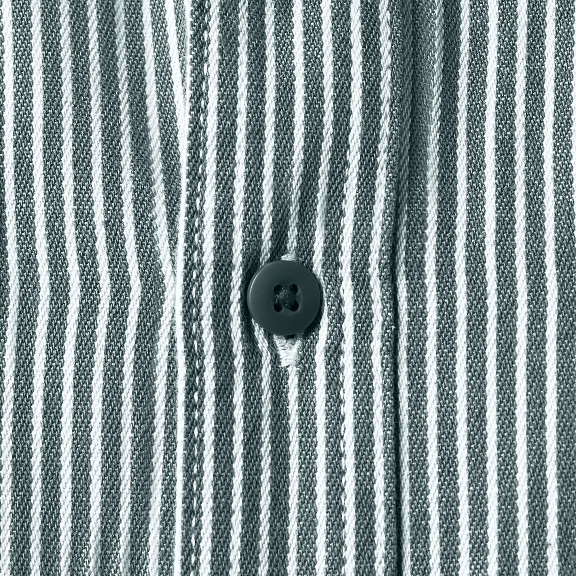 Hickory Stripe Button-Up Shirt - Image 7