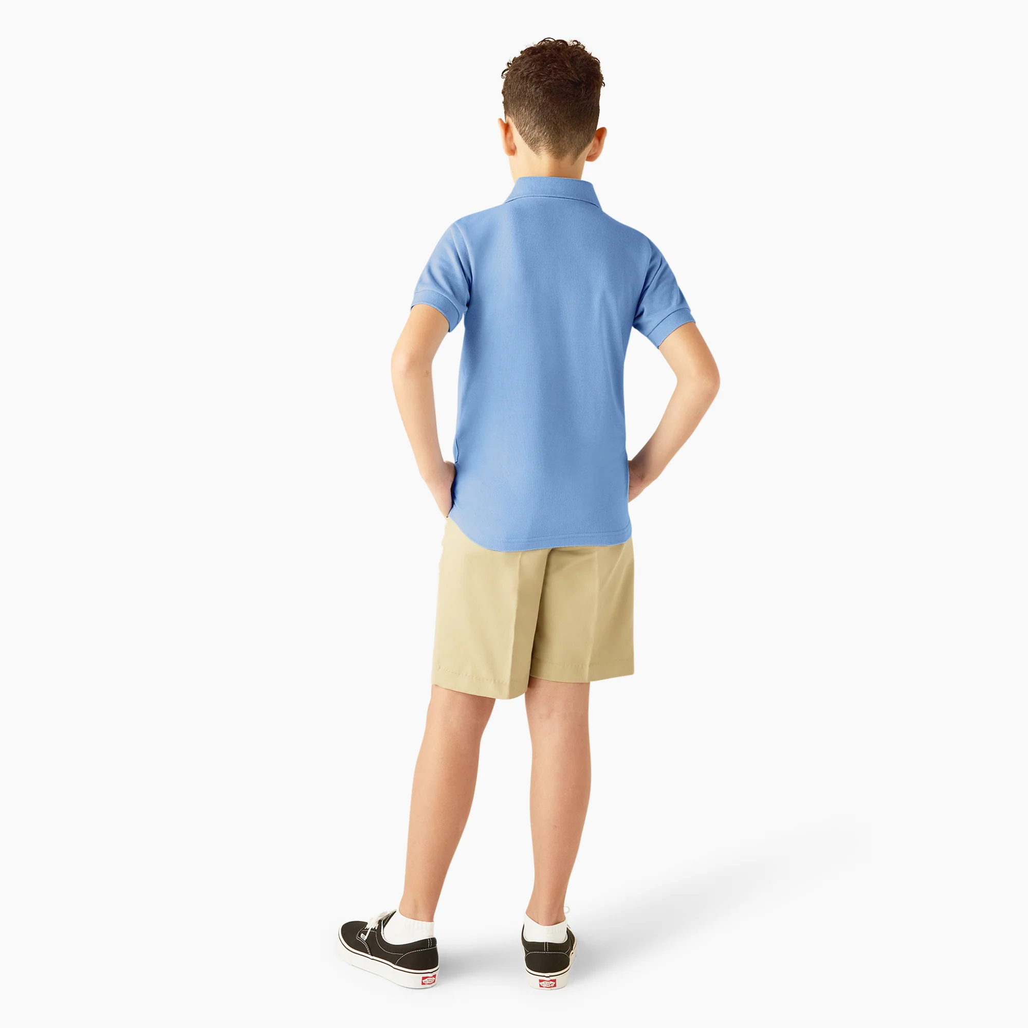 Kids' Piqué Short Sleeve Polo - Image 4