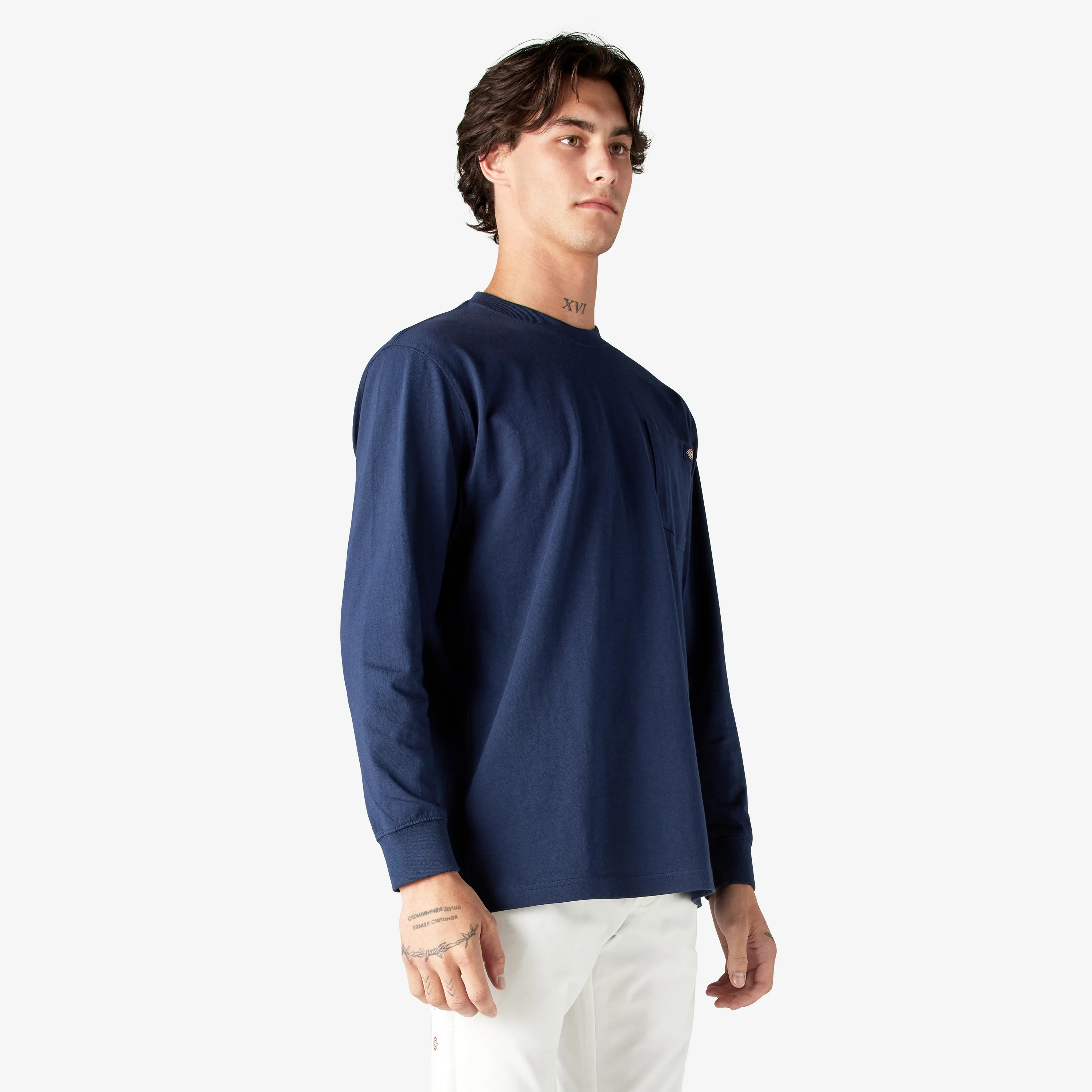 Logo Graphic Long Sleeve Pocket T-Shirt - Image 4