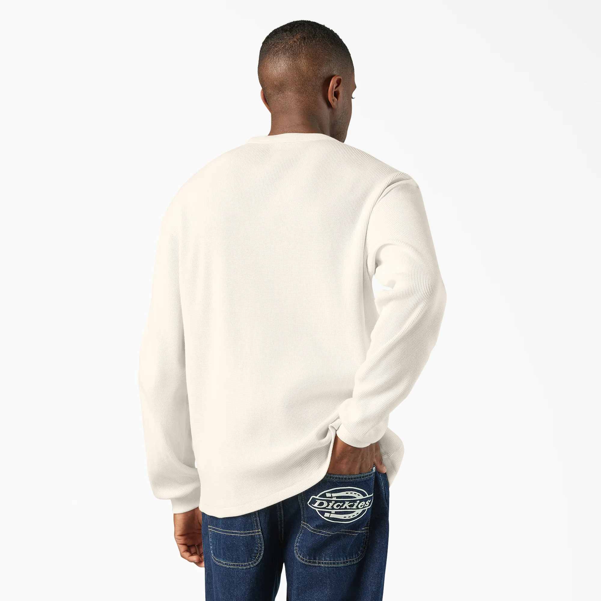 Long Sleeve Waffle Shirt - Image 2