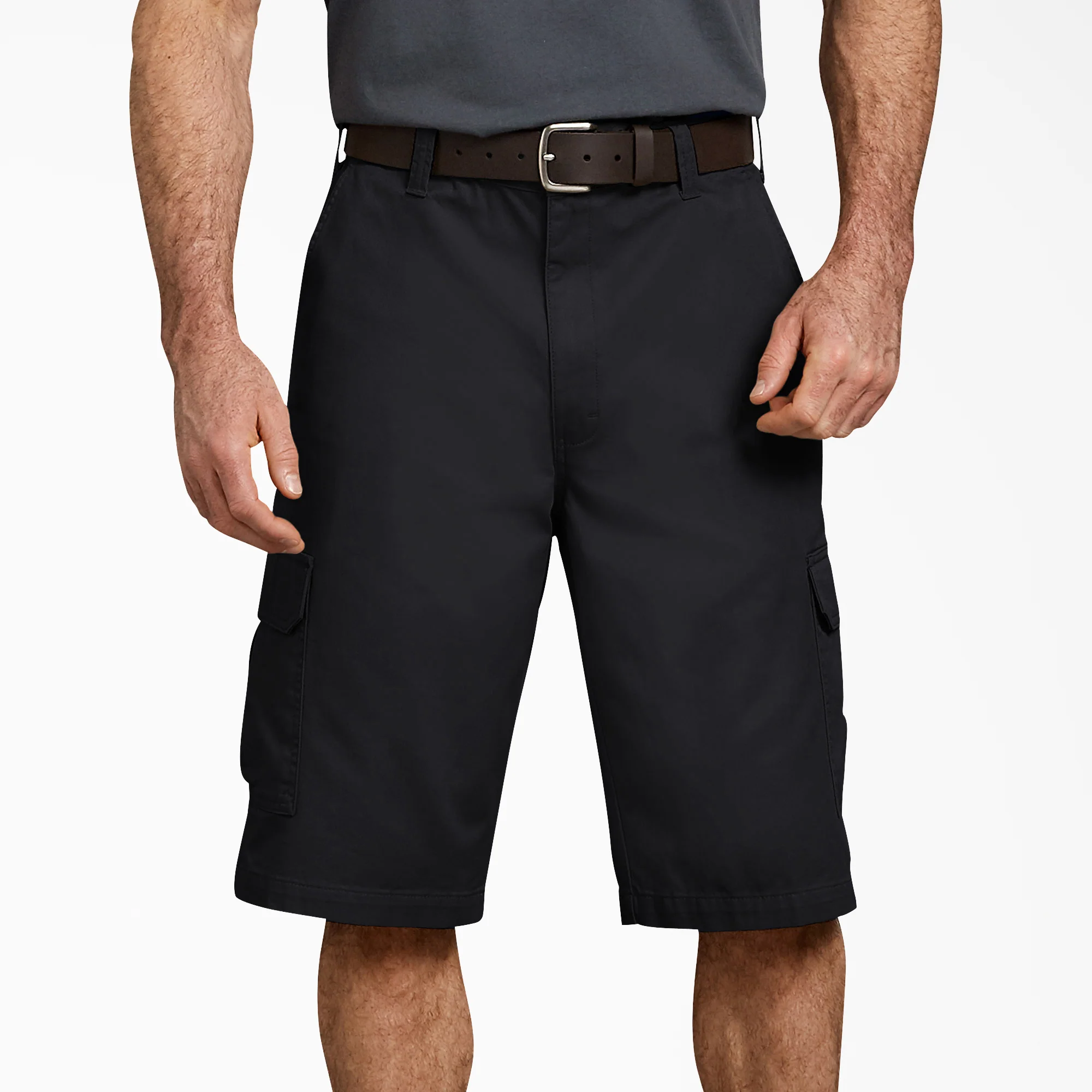 Loose Fit Cargo Shorts, 13" - Image 3