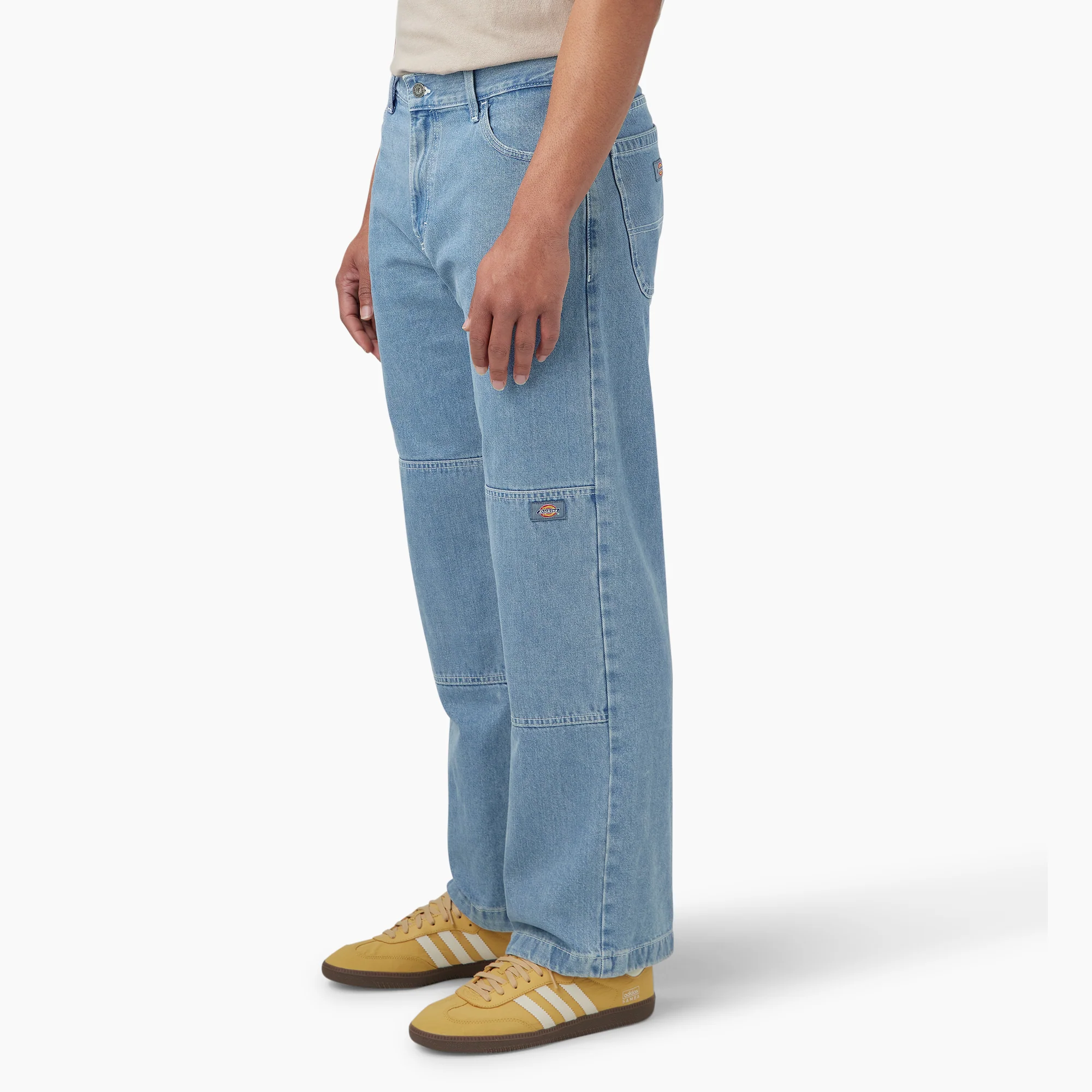 Loose Fit Double Knee Jeans - Image 3