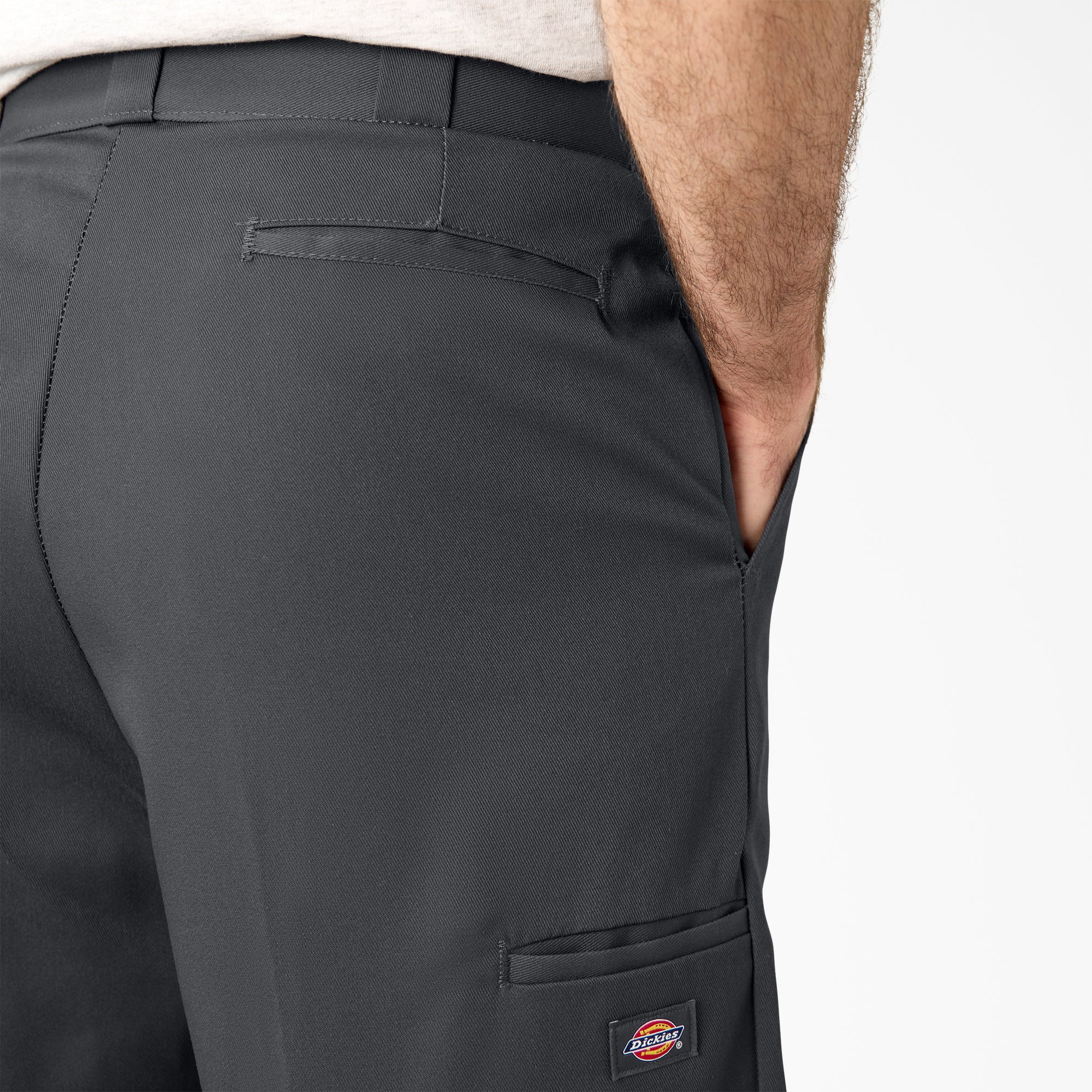 Loose Fit Flat Front Work Shorts, 13" - Image 9